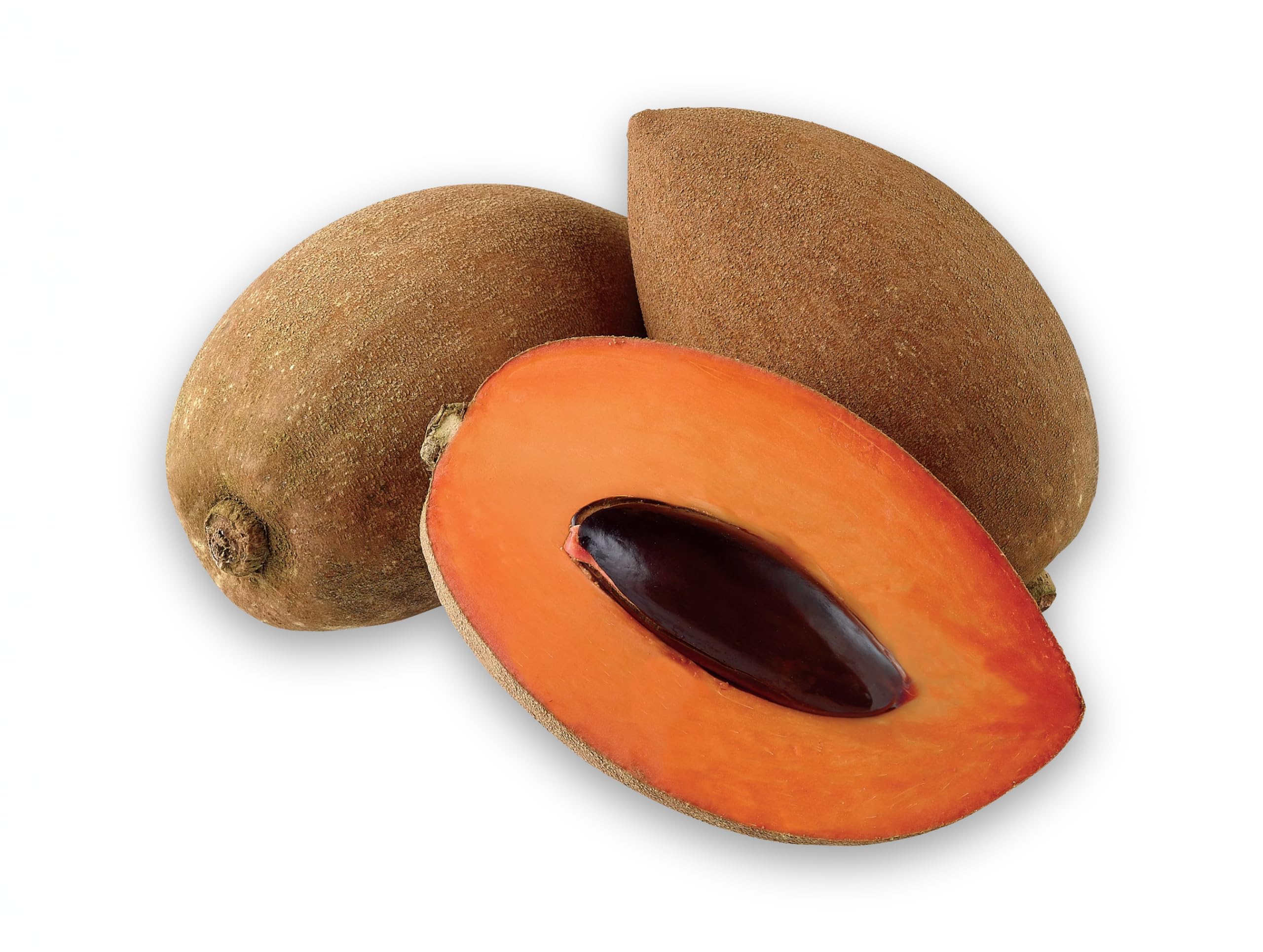 Organic Mamey Sapote Fruit (Pack of 3) - Fresh Pouteria Sapota - Rich in Vitamins & Fiber - Perfect for Smoothies, Desserts, Healthy Snacks & Tropical Recipes - Great for Breakfast, Juicing & Vegan Diets