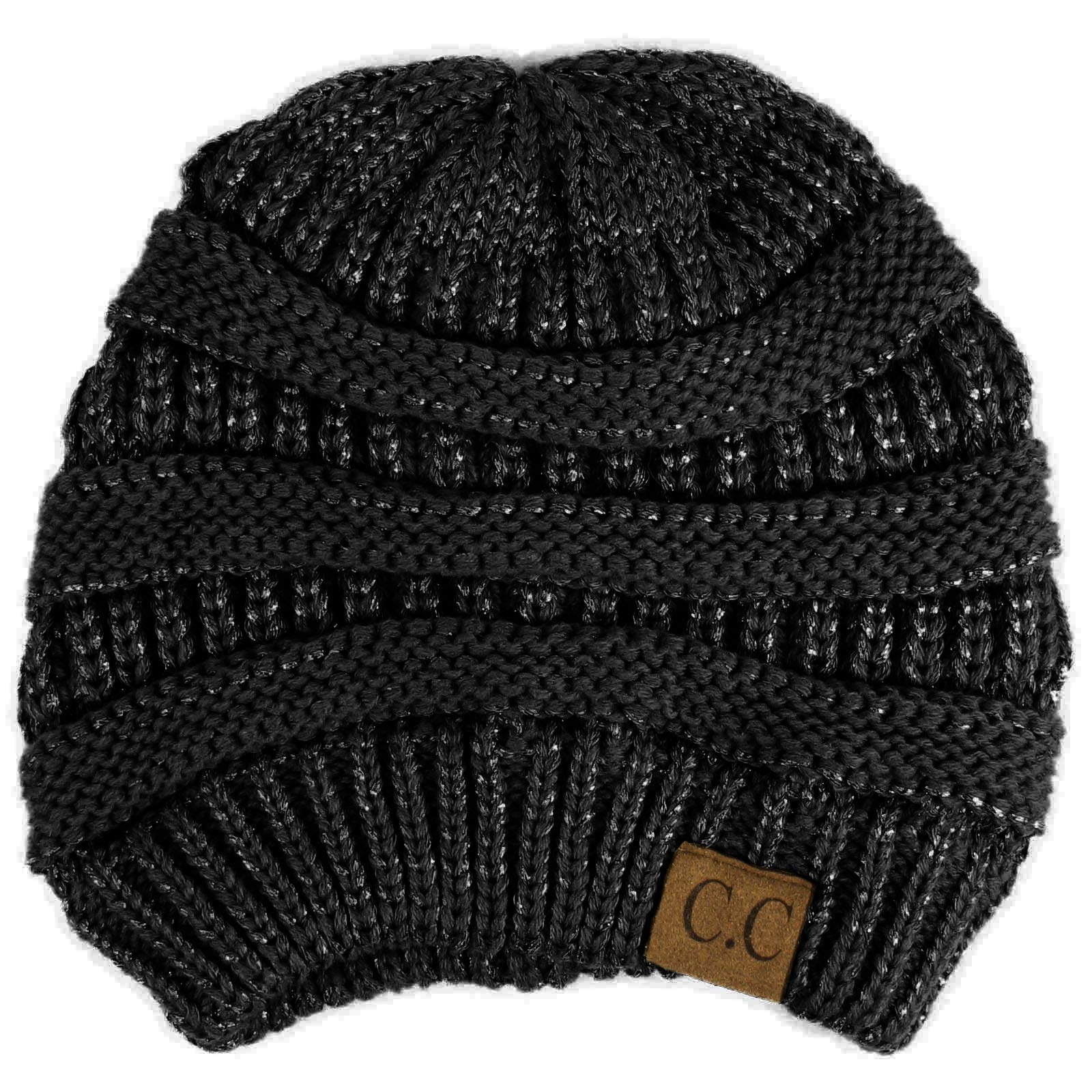Trendy Chunky Cable Knit Beanie Hat for Women & Men - Stretchy Winter & Fall Warm Hat - Perfect for Skiing, Snowboarding & Outdoor Activities