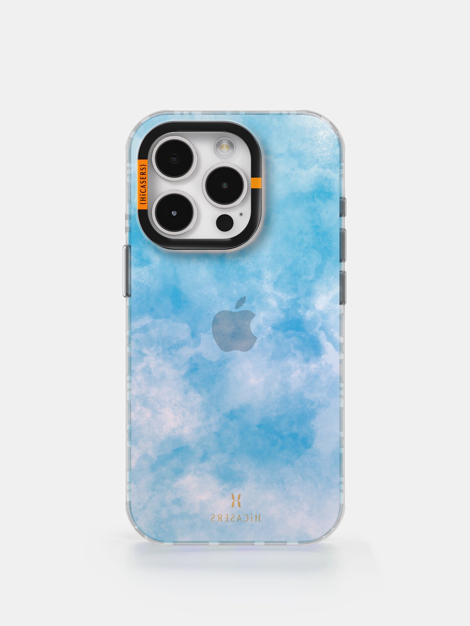 Tie Dye Pattern Iridescent Phone Case - Blue Glitter Protective Cover for iPhone & Samsung - Perfect for Festivals, Beach & Everyday Use