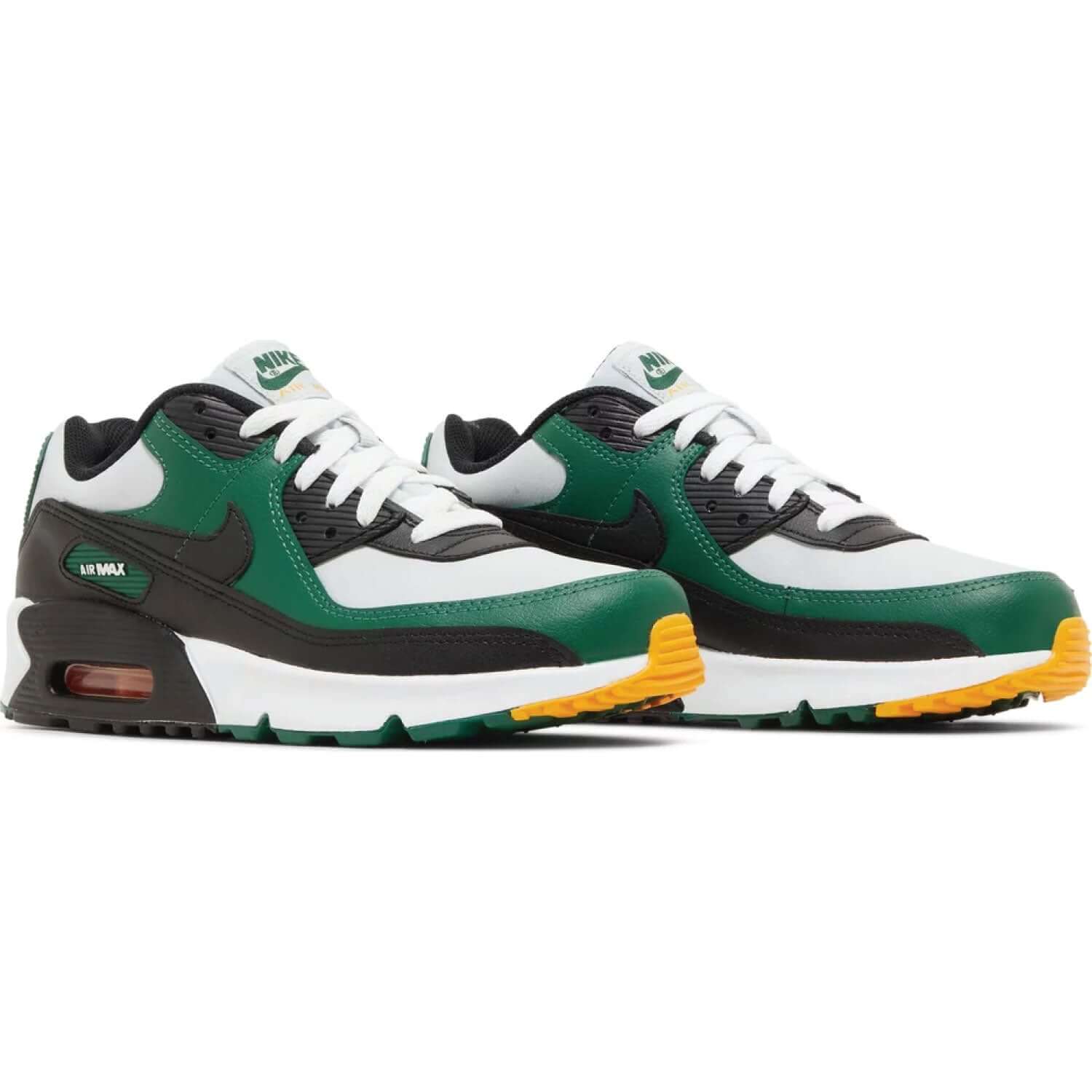 Nike Air Max 90 Leather GS 'Gorge Green' - Women's Running Shoes for Casual Wear & Athletic Performance | Perfect for Gym, Jogging & Street Style Fashion