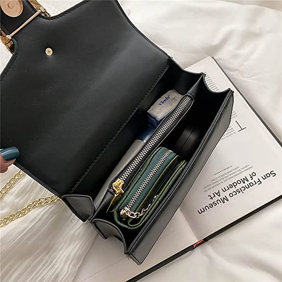 Stylish JBB Black Shoulder Purse for Women - Crossbody Handbag, Evening Clutch & Small Satchel | Perfect for Parties, Date Nights & Daily Use