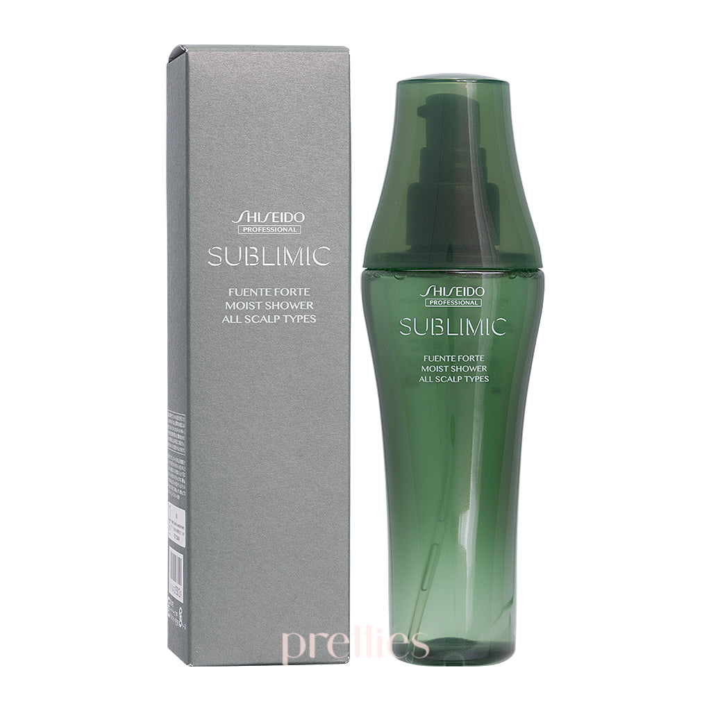 Shiseido SUBLIMIC Fuente Forte Moist Shower for All Scalp Types - 120ml Hydrating Scalp Treatment | Perfect for Dry, Itchy Scalp & Daily Hair Care Routine