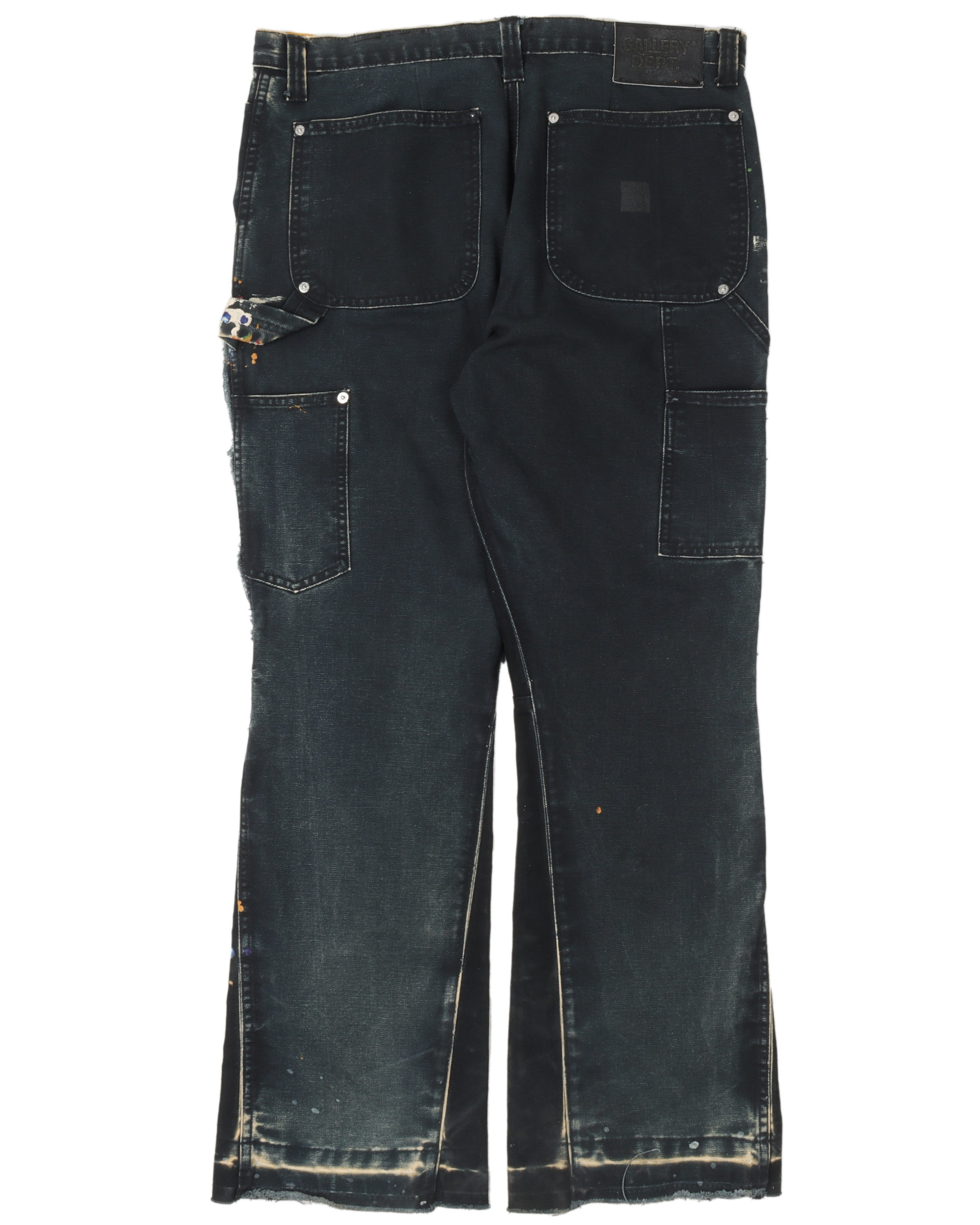 La Flare Carpenter Denim Jeans for Women - High Waisted Stretch Work Pants - Durable & Comfortable Denim for Workwear & Casual Style