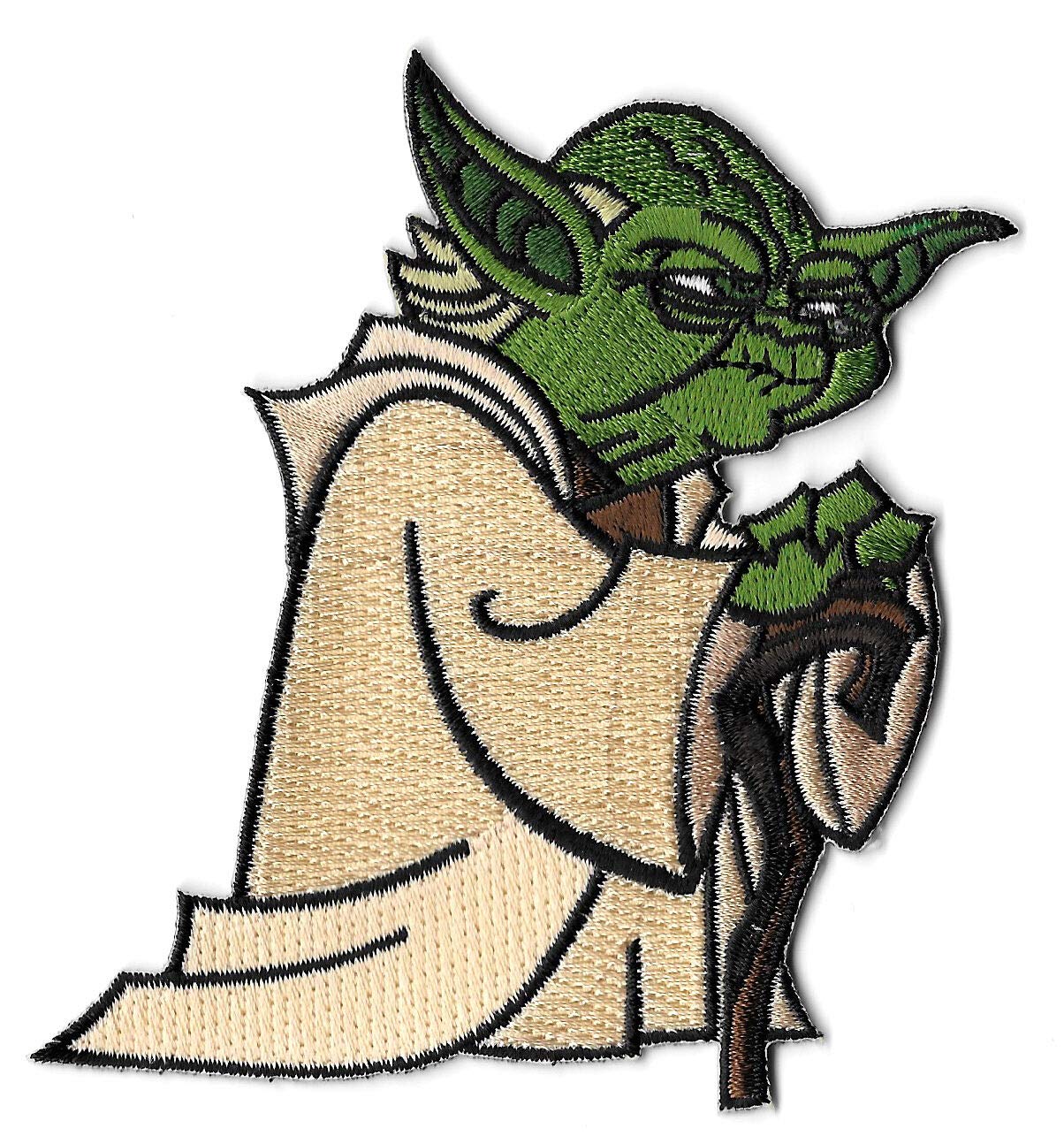Star Wars Yoda Jedi Master Embroidered Iron On Patch for Cosplay, Costumes, Jackets & Backpacks - Movie Inspired Collectible