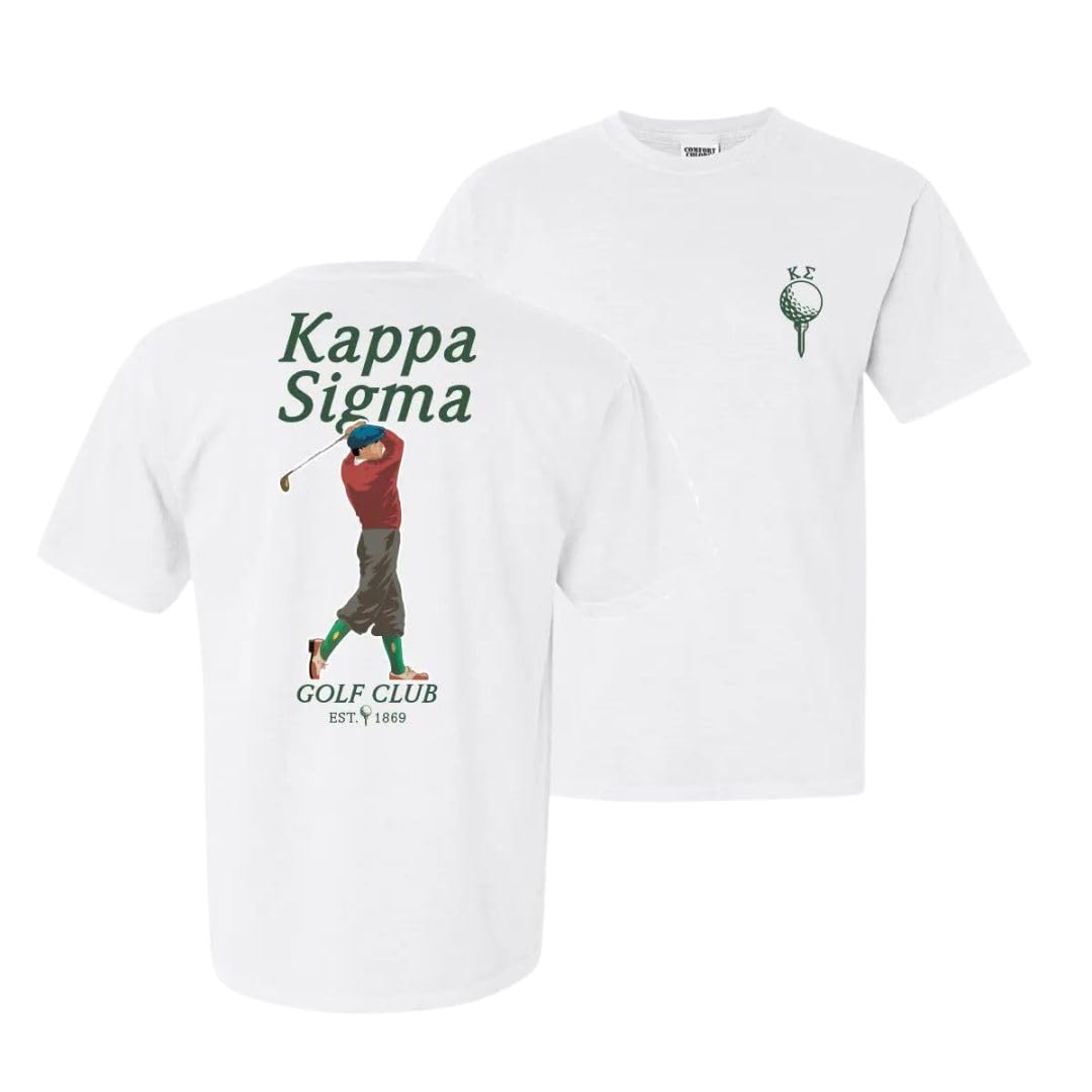 Kappa Sigma Comfort Colors Vintage Short Sleeve T-Shirt - Soft Cotton College Fraternity Apparel for Casual Wear & Greek Life Events