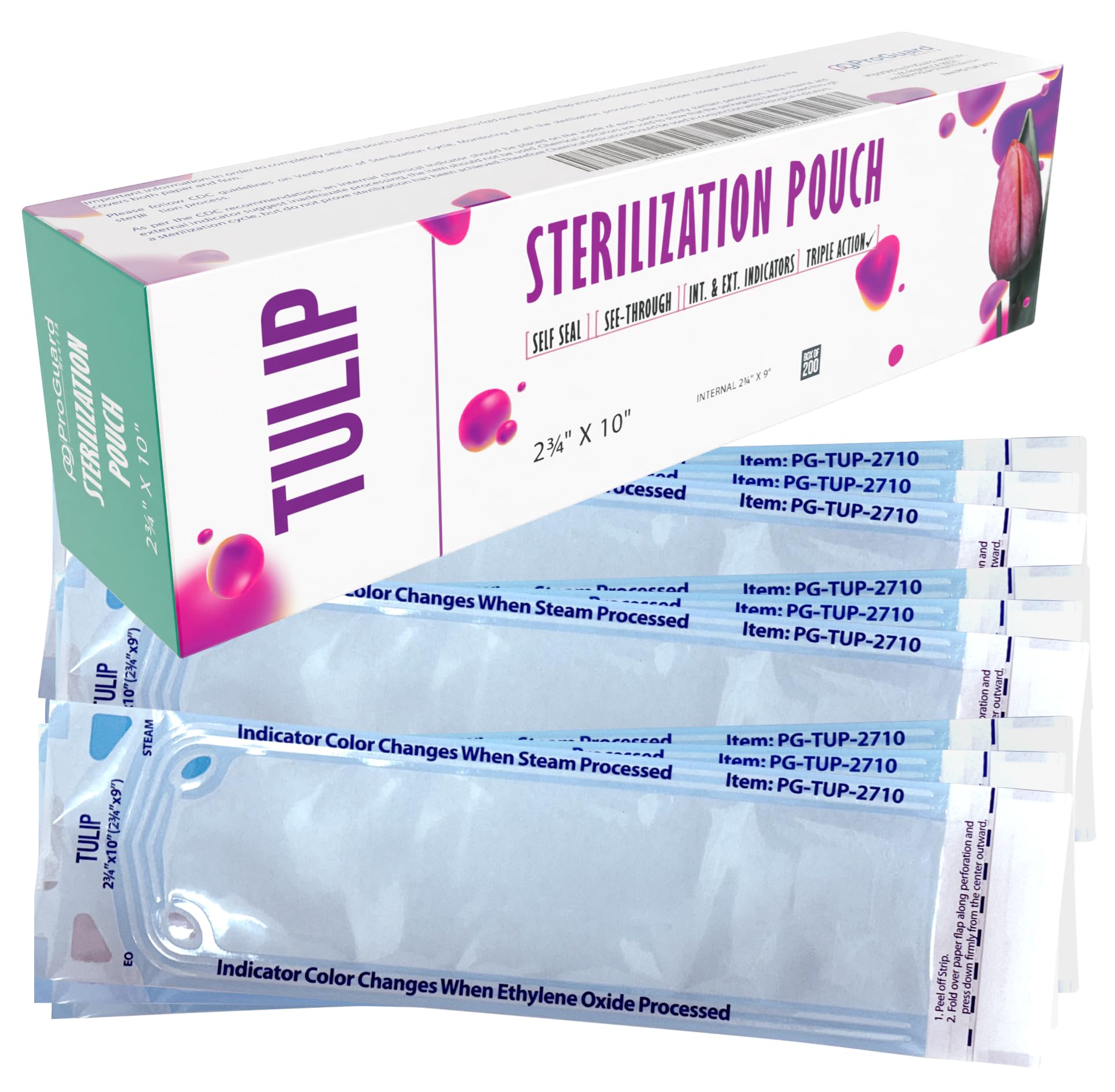 Self Sealing Sterilization Pouch 2.75