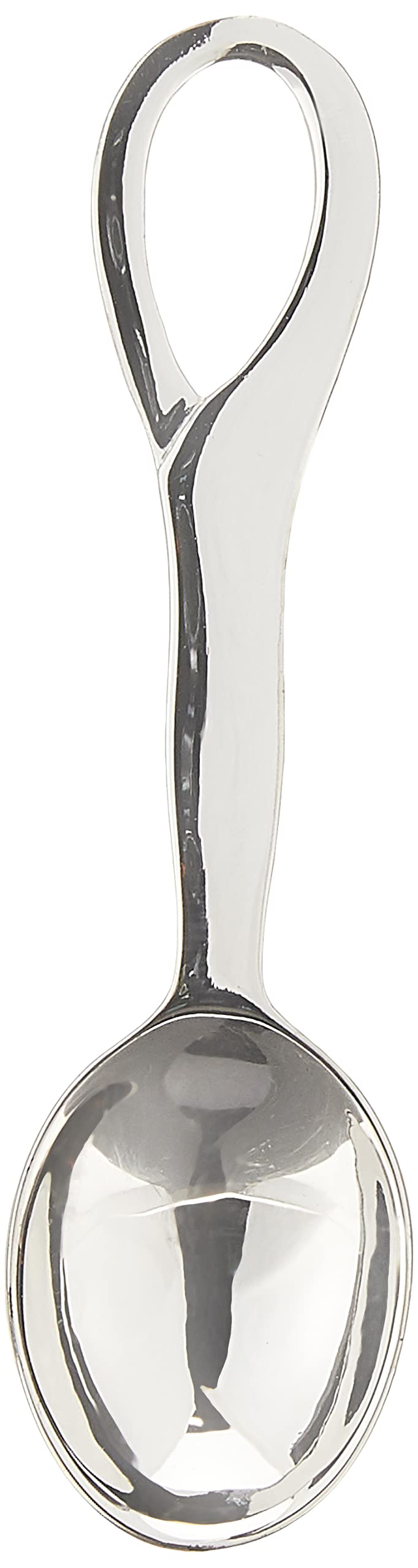 Premium .925 Sterling Silver Baby Feeding Spoon - Engravable Gift for Newborns & Infants - Food Grade Safe & Hypoallergenic - Perfect for First Solids, Weaning & Special Occasions with Elegant Gift Box