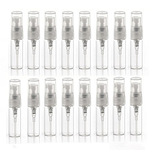 Hunky Dory 5ml Mini Clear Refillable Plastic Spray Bottles - Travel Size for Sanitizer, Toner, Perfume, Lotion, Essential Oil & Cosmetics - Perfect for DIY, Skincare, Travel & Home Use (Pack of 6)