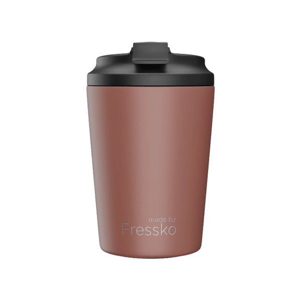Fressko Reusable Ceramic Coffee Cup - Eco-Friendly Travel Mug for Hot & Cold Drinks | Perfect for Office, Camping & Outdoor Adventures
