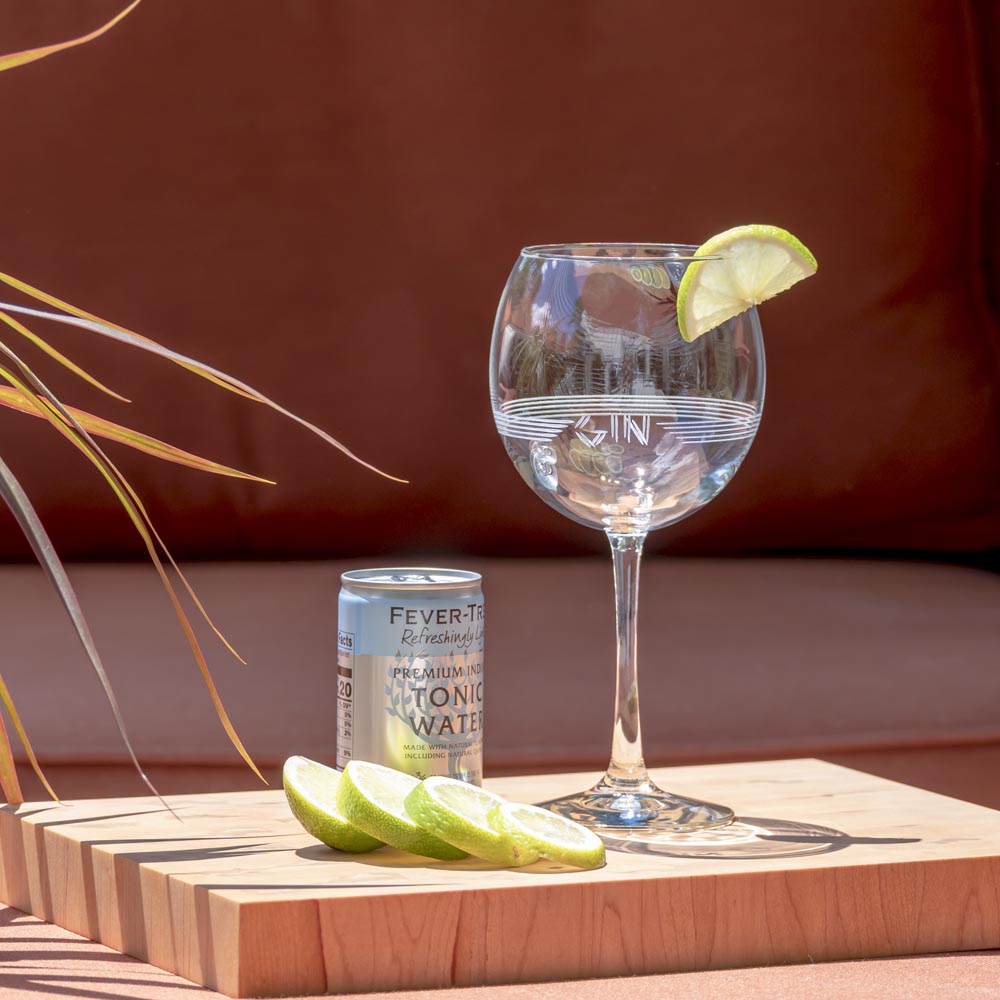 Aperol Gin Spritzer 18oz Balloon Cocktail Glass Set of 4 - Perfect for Summer Parties, Outdoor Gatherings & Home Bar Decor