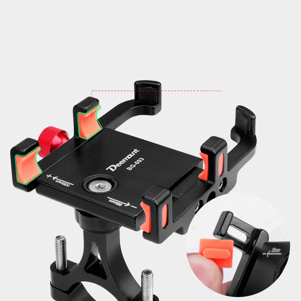 ULTECHNOVO 360° Rotating Bike Phone Holder - Universal Adjustable Bicycle Phone Mount for iPhone & Android - Perfect for Cycling, Commuting & Outdoor Sports