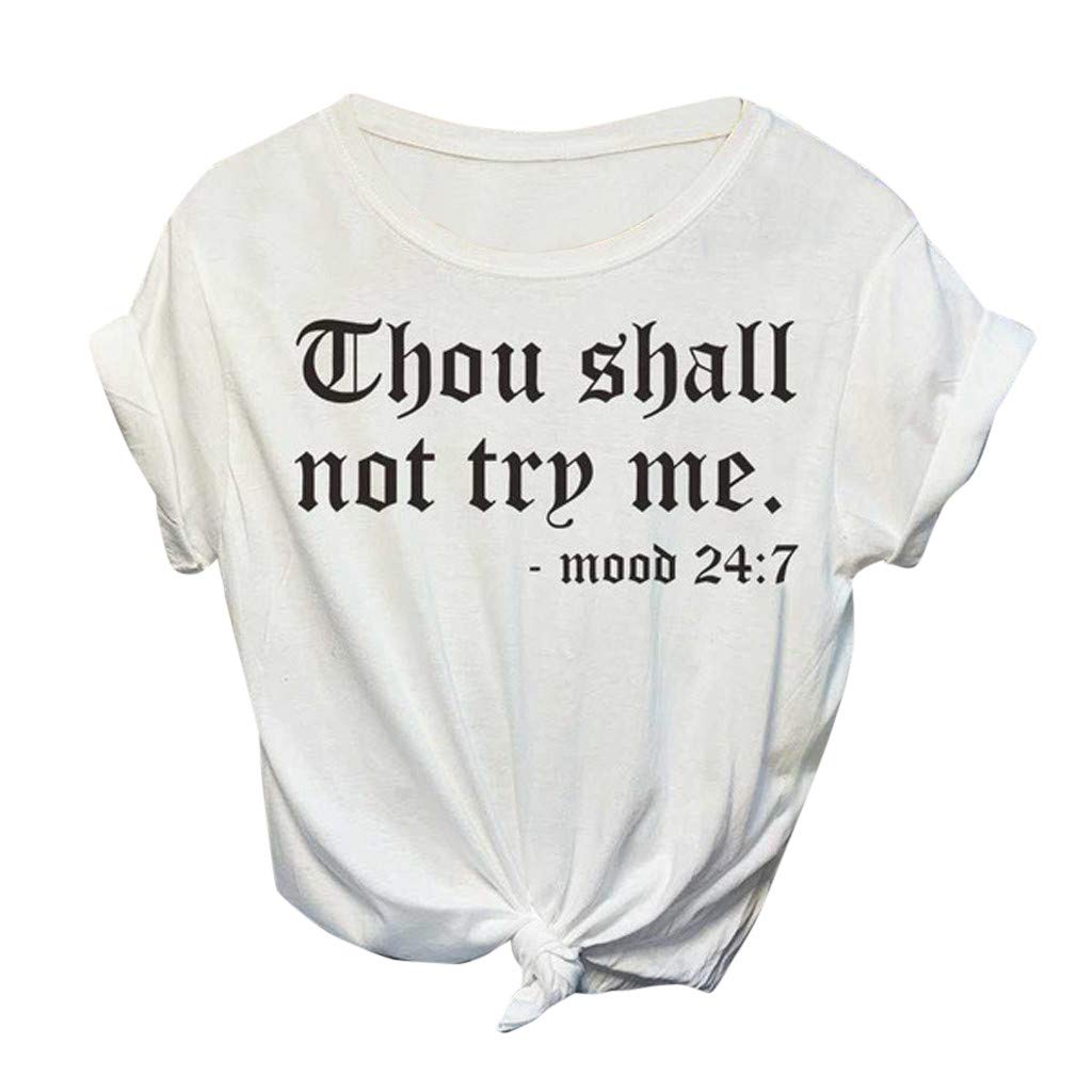 Women's Loose Fit Short Sleeve T-Shirts - Casual Printed V-Neck Blouse Tops for Everyday Wear | Perfect for Summer Outfits, Beach Vacations & Casual Office Looks