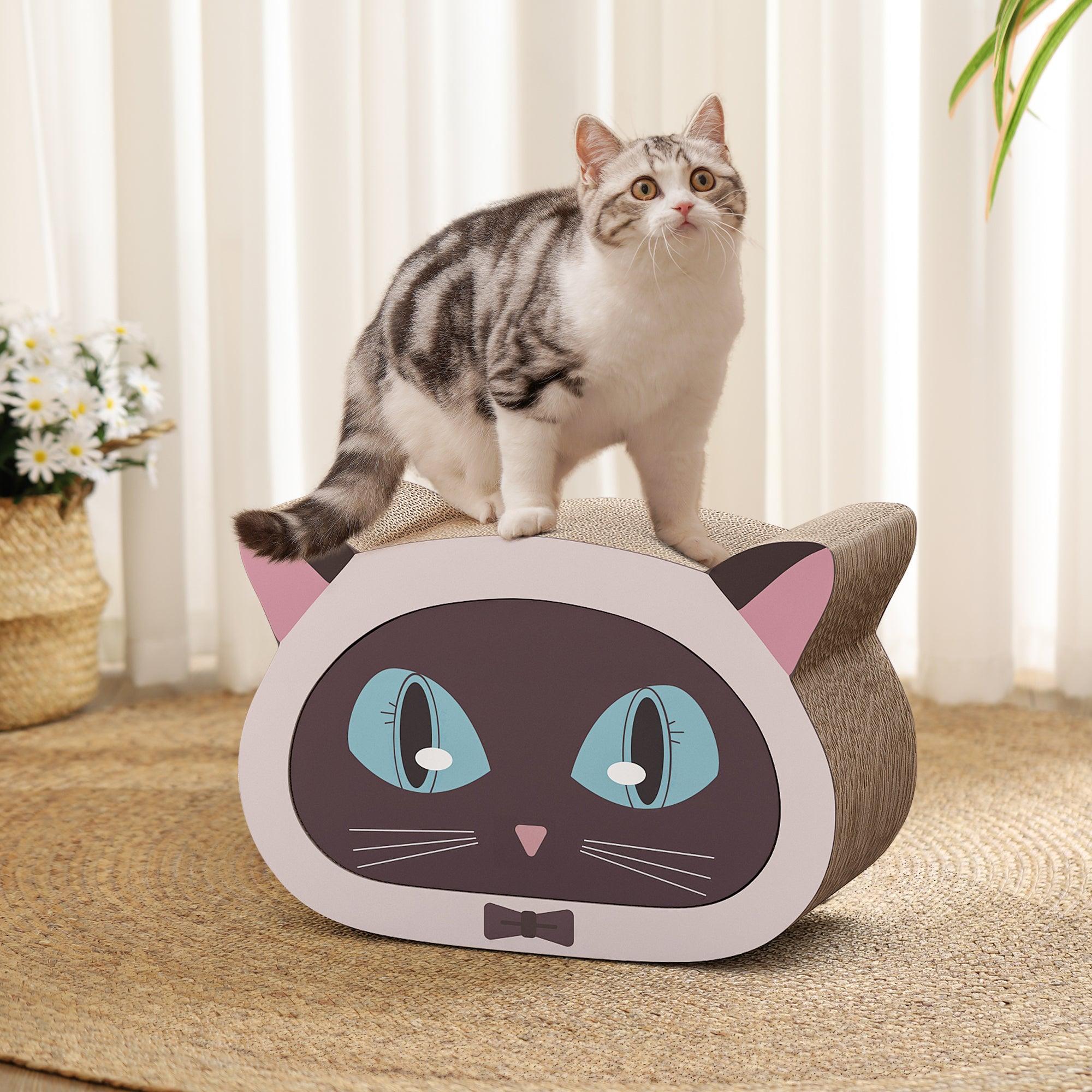Durable Cat Scratch Board with Removable Center - Perfect for Indoor Cats, Furniture Protection & Stress Relief for Kittens