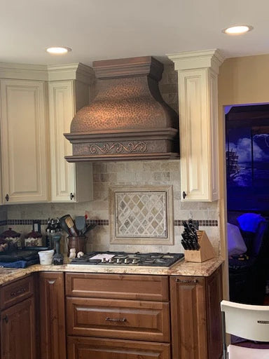 Premium Custom Copper Range Hood with Apron - Handcrafted Kitchen Ventilation for Gretta | Elegant Farmhouse Style, Durable & Rust-Resistant | Perfect for Modern Kitchens, Restaurants & Open-Concept Homes