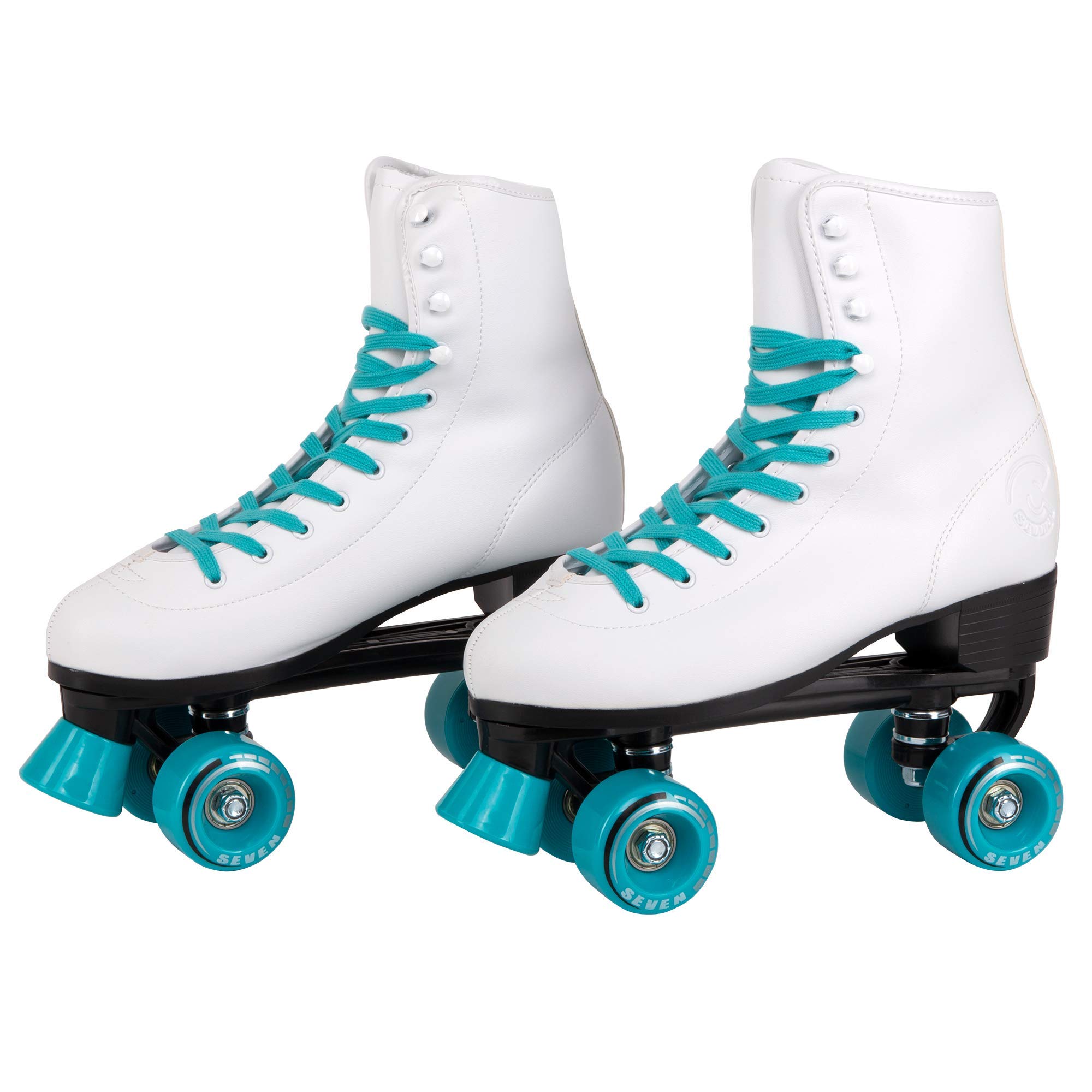 C7 Quad Roller Skates - Retro Design for Outdoor & Rink Skating