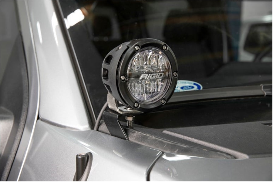2015-2020 Ford F150 & Raptor Grimm Offroad Cowl Light Bracket - Durable LED Light Mounting Kit for Off-Roading & Night Driving