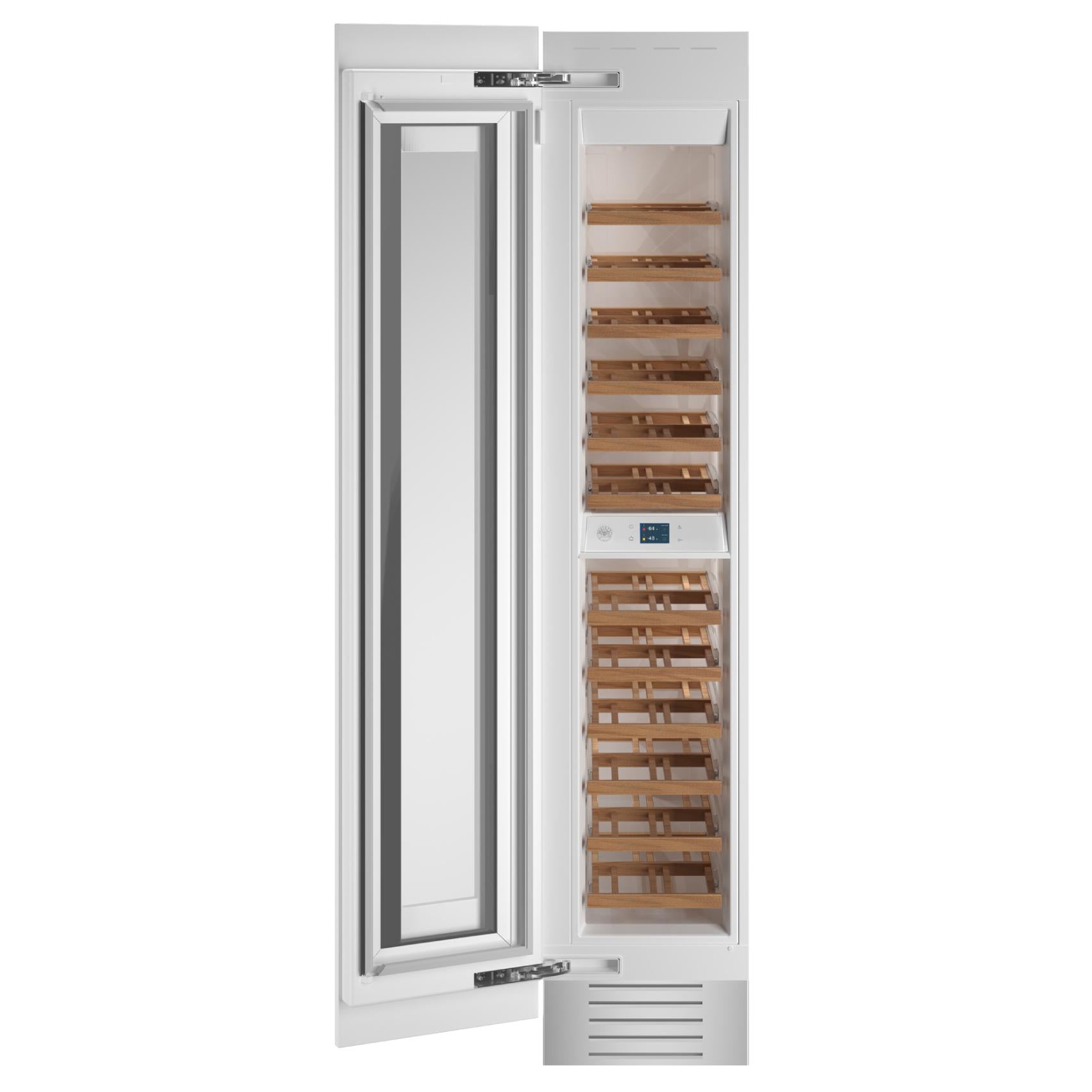 Bertazzoni 52 Bottle Dual Zone Wine Cooler REF18WCPIXL/23 - Premium Wine Refrigerator for Home, Restaurant & Wine Cellar Storage