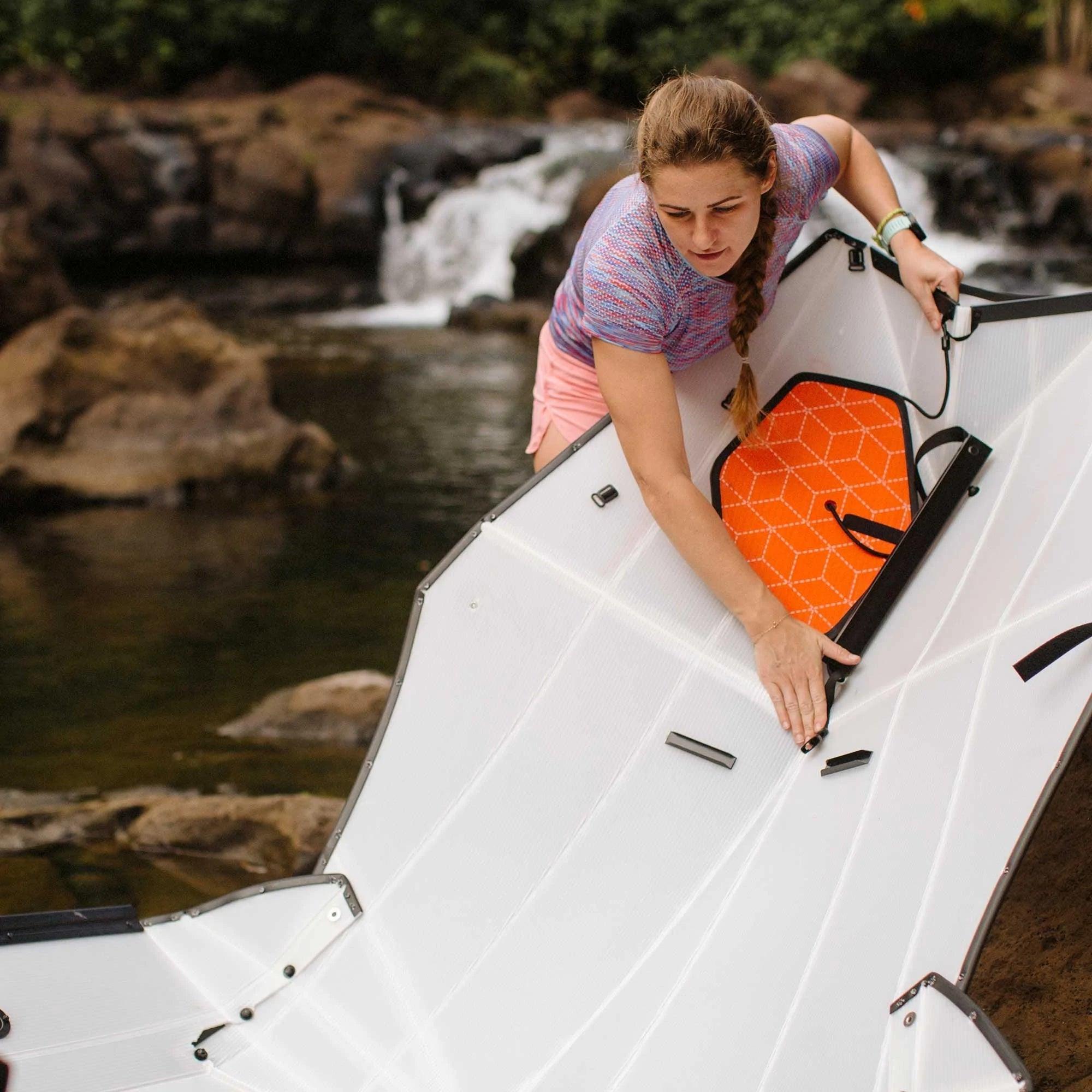 Oru Kayak Beach LT - Lightweight Foldable Kayak for Travel & Adventure | Portable Kayak for Lakes, Rivers & Coastal Waters