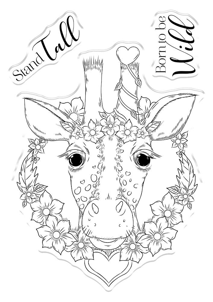 Crafter's Companion Gemini Stamps & Dies Set - Born to Be Wild - Perfect for Card Making, Scrapbooking & DIY Craft Projects