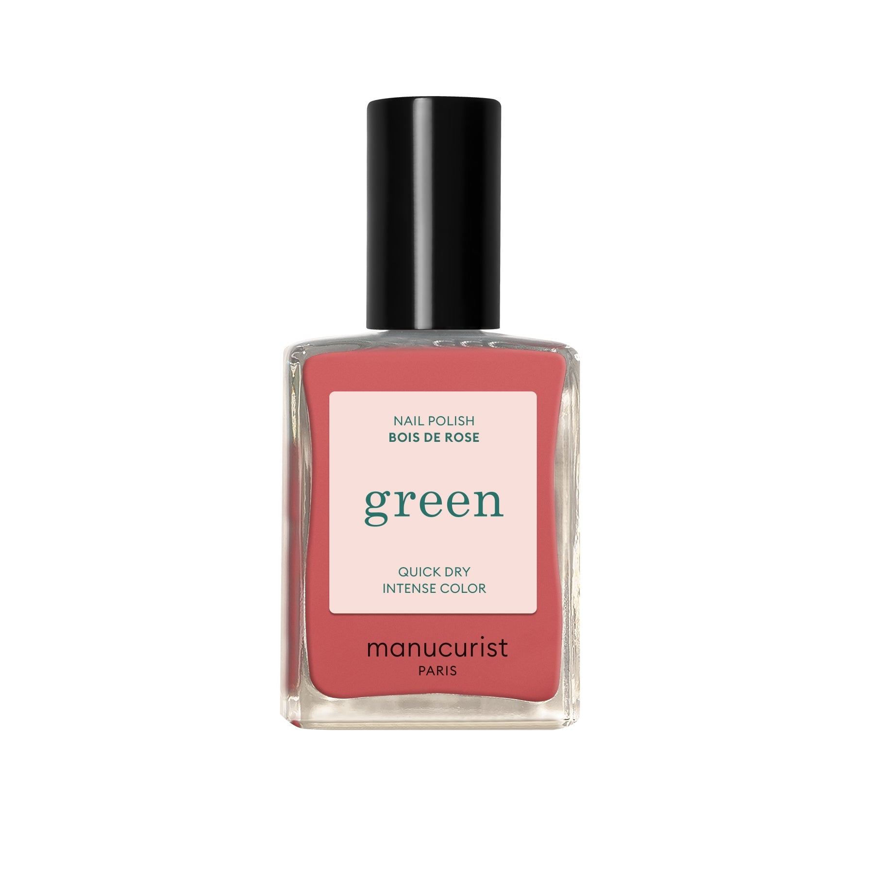 Bois de Rose Green Nail Polish - Vegan & Long Lasting Nail Lacquer for Women - Perfect for Everyday Wear, Parties & Special Occasions