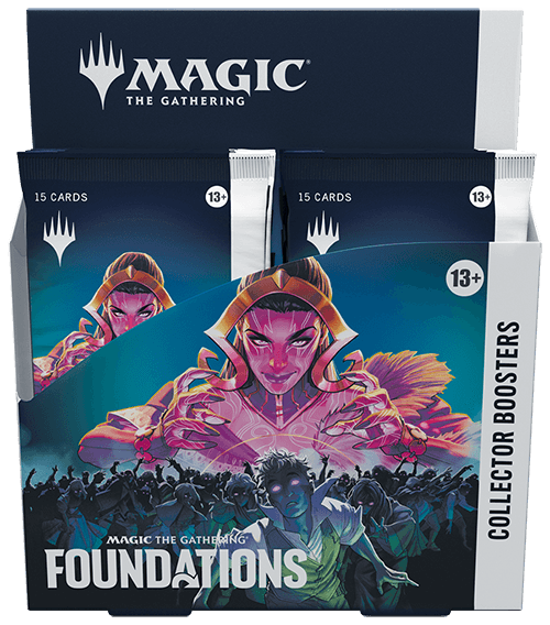 Magic: The Gathering Foundations Display Case - Holds 6x Collector Boxes | Perfect for Card Storage, Gaming Tournaments & Collectible Organization