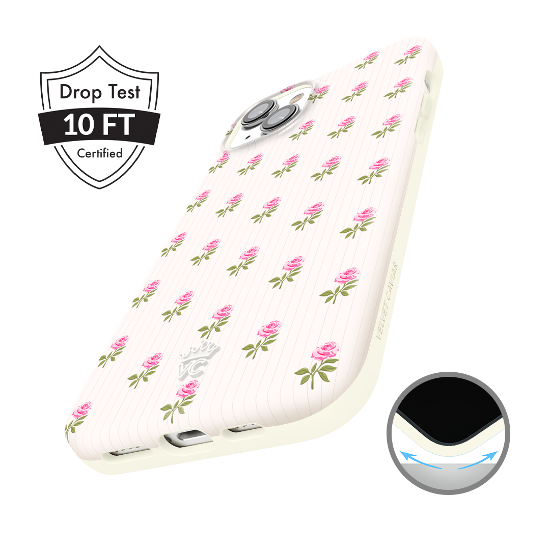 Pink Peony Floral iPhone Case - Elegant Flower Design Protective Cover for iPhone 13/14/15 - Perfect for Spring, Weddings & Everyday Use