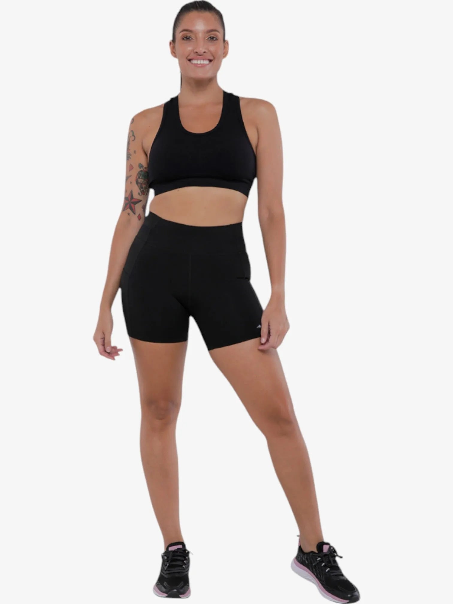 Kendra Women's Short Mountain Training Socks - Black - Perfect for Hiking, Running & Outdoor Workouts