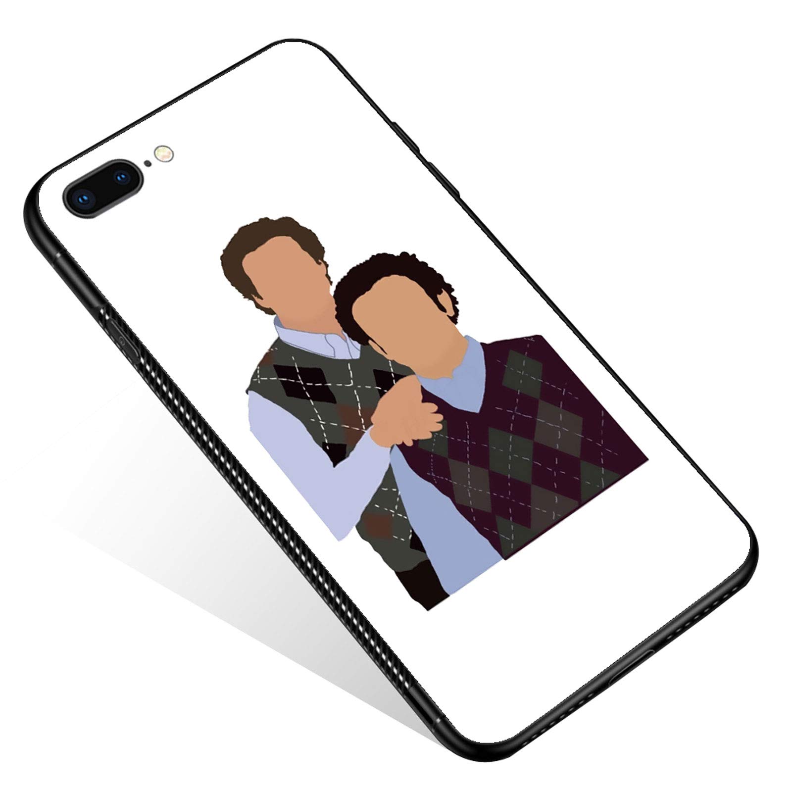 Goodsprout Shockproof iPhone 8 Case with Tempered Glass - Compatible with iPhone 7/8/SE (2020) - Anti-Scratch Protective Cover for Women, Men & Teens - Cute Pattern Design - Perfect for Daily Use, Work & School Protection