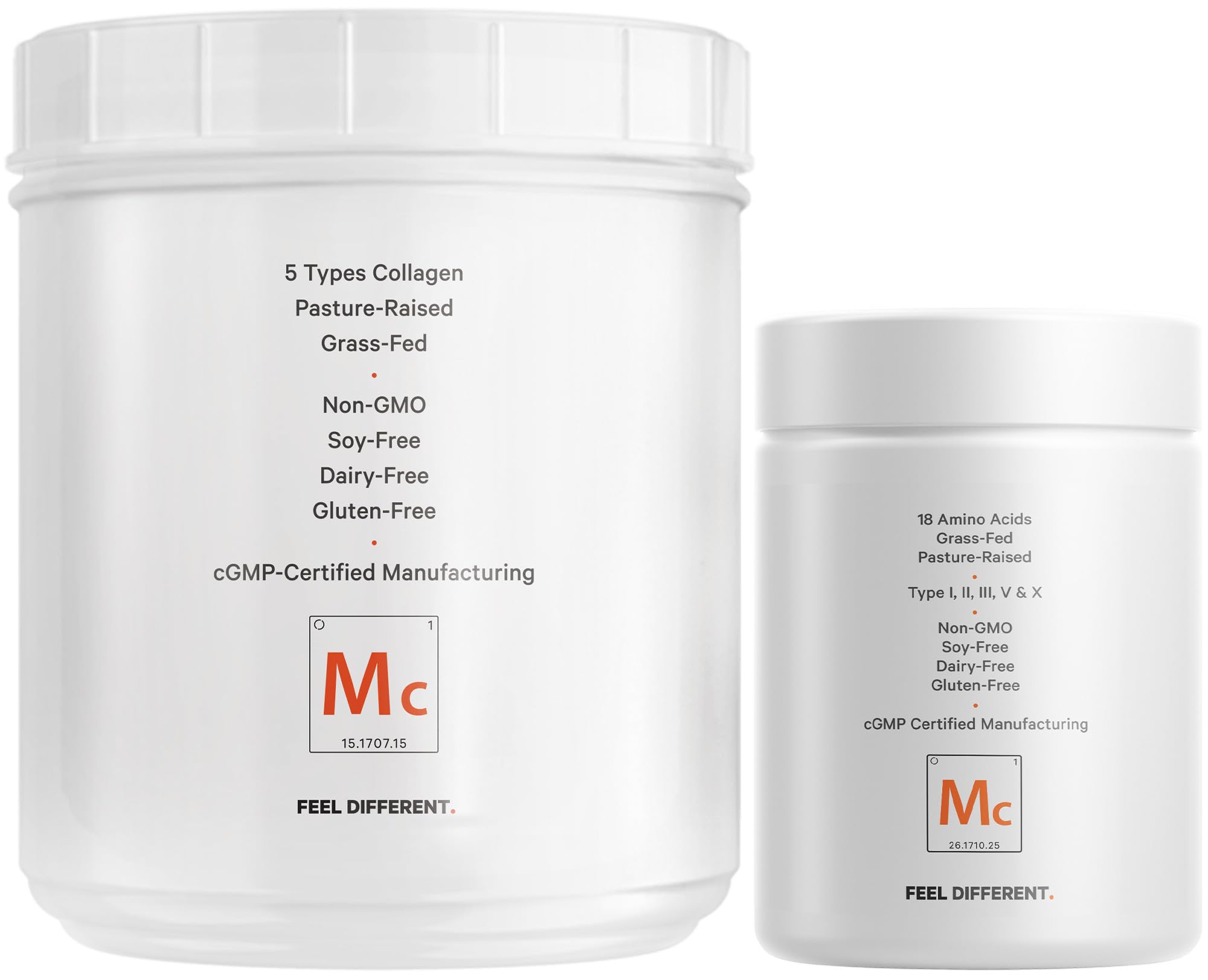 Codeage Multi Collagen Protein Supplement Bundle - Hydrolyzed Collagen Peptides Powder (20oz) & Capsules (90 Count) with Types I, II, III, V & X for Skin, Hair, Joint & Gut Health | Perfect for Smoothies, Coffee & Daily Wellness Routine