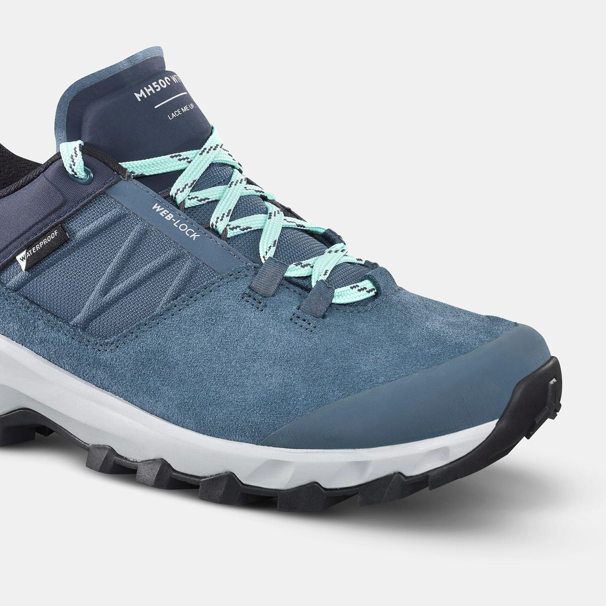 Quechua Women's MH500 Waterproof Hiking Shoes - Lightweight Outdoor Trekking Boots for Trail Running & Mountain Climbing | Perfect for Hiking, Camping & Backpacking Adventures