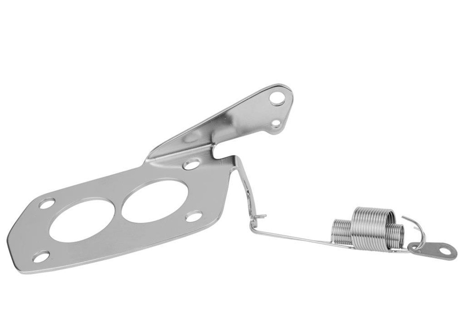 Lokar TRP-4006 Stainless Steel Cable Bracket with Stainless Spring - 3 Bolt Stromberg Style Carburetor Mounting Kit for Classic Car Restoration & Performance Upgrades
