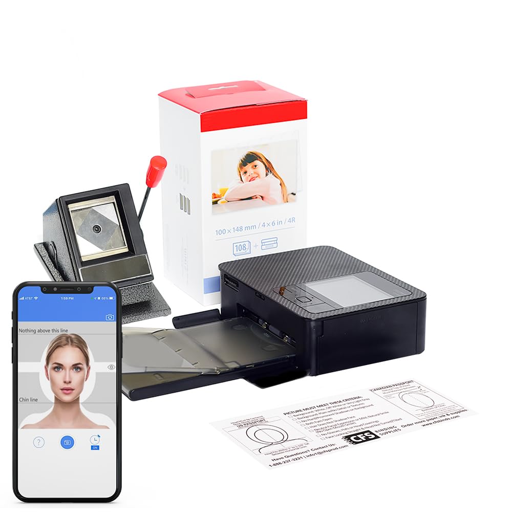 Smartphone Passport Photo System - Compatible with iPhone & Android | Take Perfect ID Photos at Home for Visas, Licenses & Travel Documents