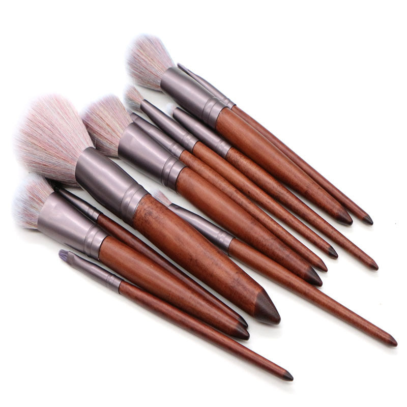 Professional Makeup Brush Set - 12 Piece Vegan & Cruelty-Free Cosmetic Brushes for Foundation, Blending, Contouring - Perfect for Everyday Makeup & Travel