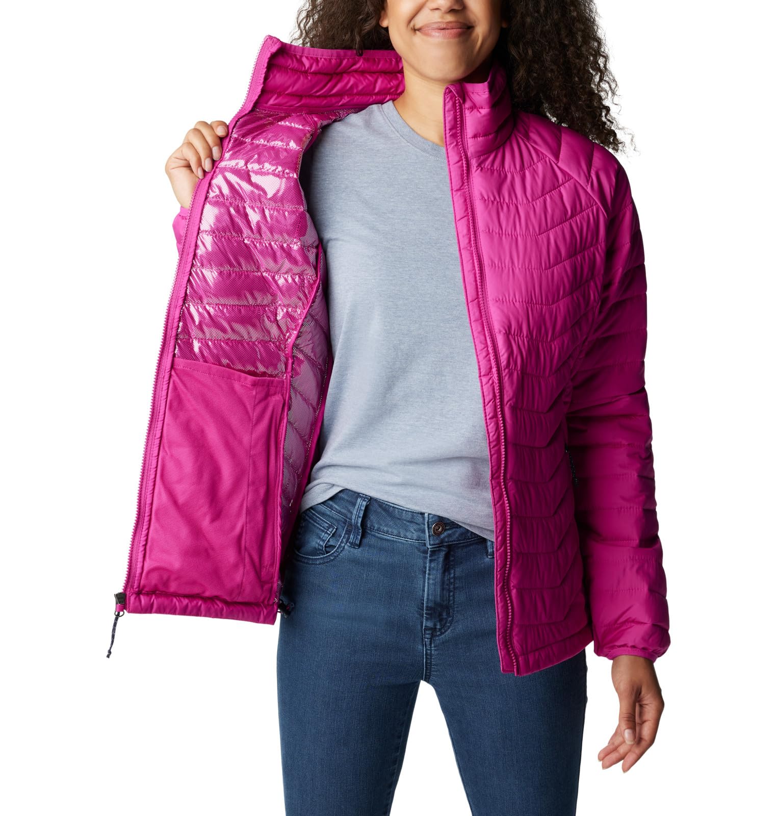Columbia Women's Powder Lite Jacket - Lightweight Waterproof Winter Coat for Skiing, Hiking & Outdoor Activities
