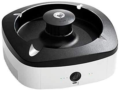 Smokeless Ashtray Air Purifier - Intelligent Desktop Air Purifier for Cigarettes & Cigars | Odor Eliminator for Home, Office & Indoor Smoking Areas | Perfect for Living Rooms, Bars & Smoking Lounges