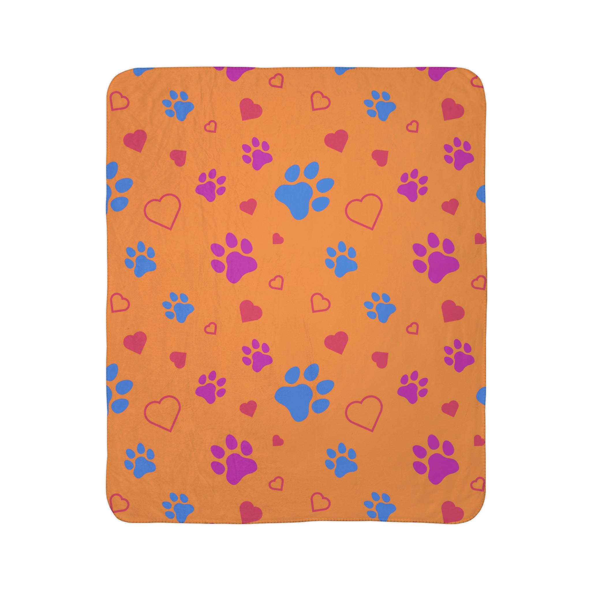 Cozy Dog Fleece Sherpa Blanket - Soft & Warm Pet Throw for Dogs & Dog Lovers - Perfect for Couch, Bed & Winter Snuggles