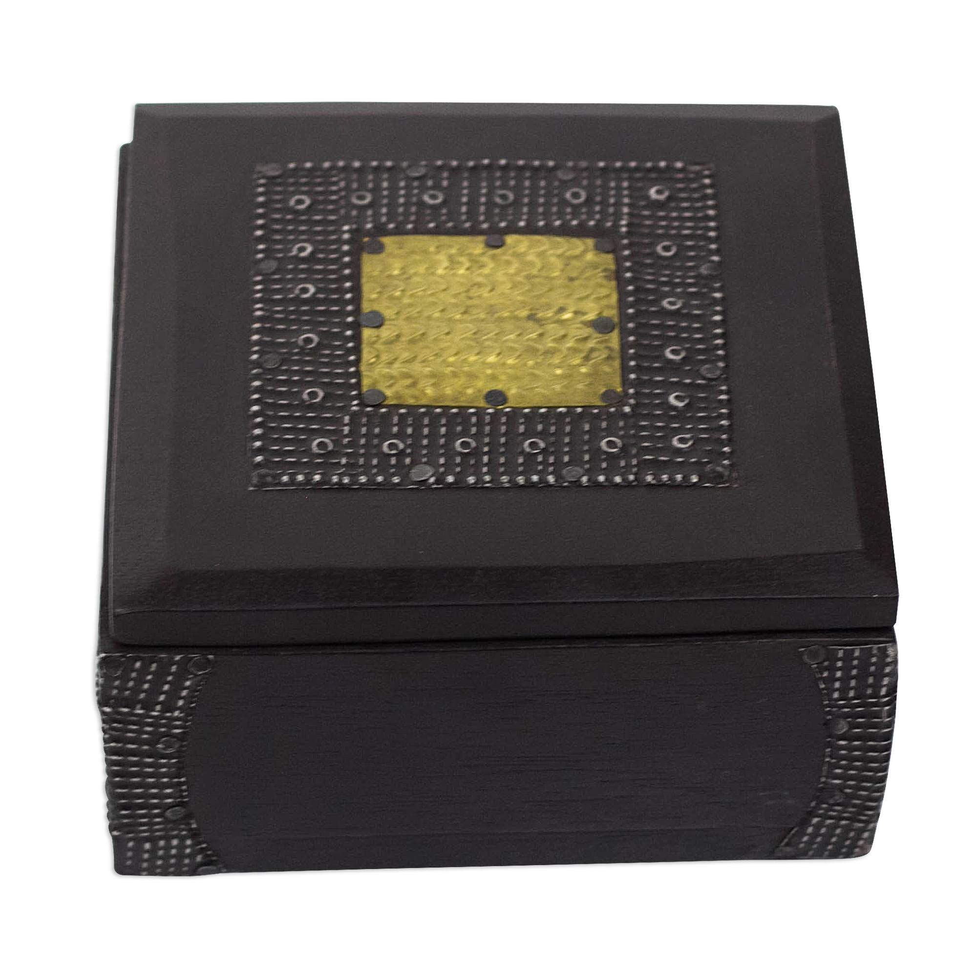 Handcrafted NOVICA Royal Keeper Wooden Decorative Box - Elegant Jewelry Storage & Gift Box for Home Decor