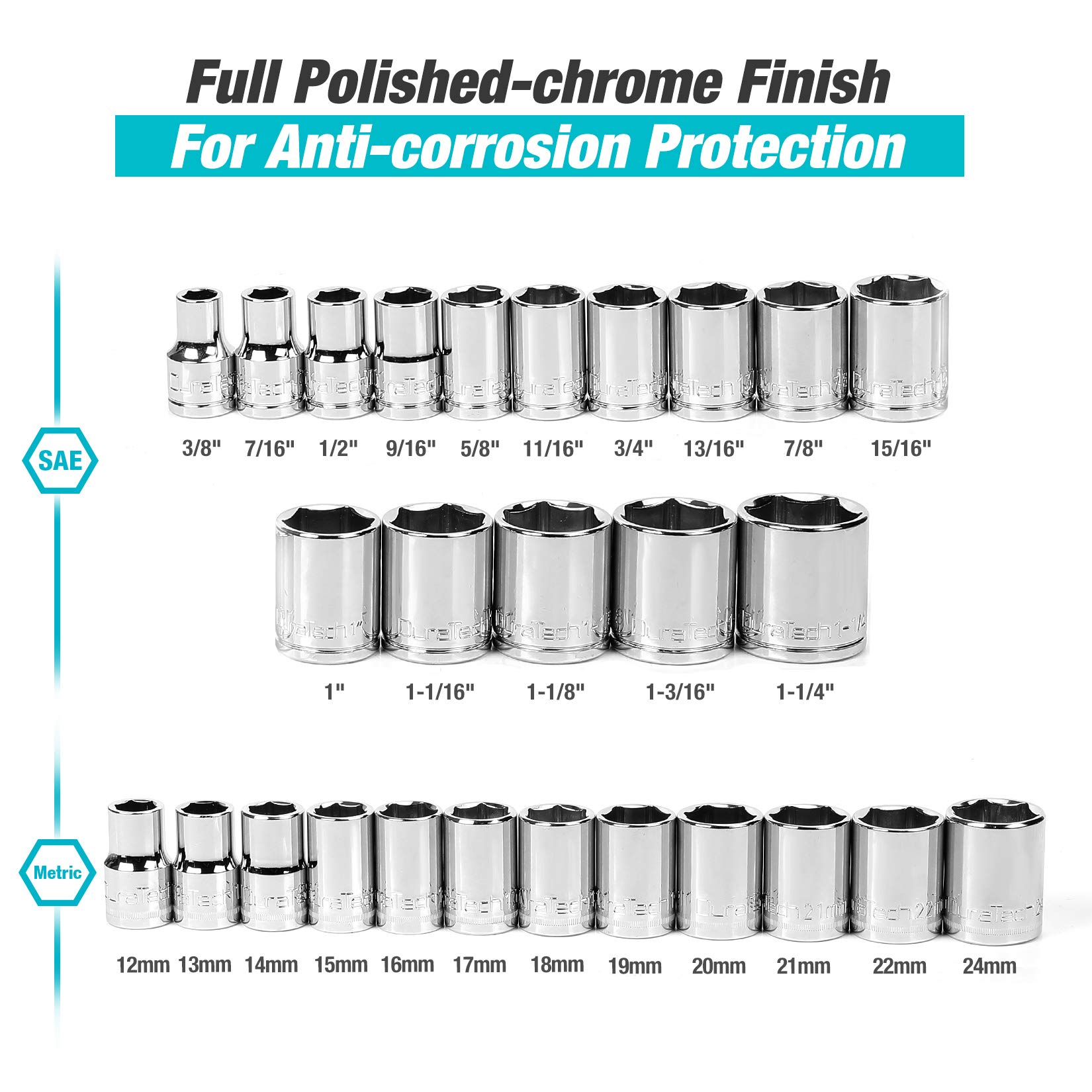 DURATECH 33-Piece 1/2