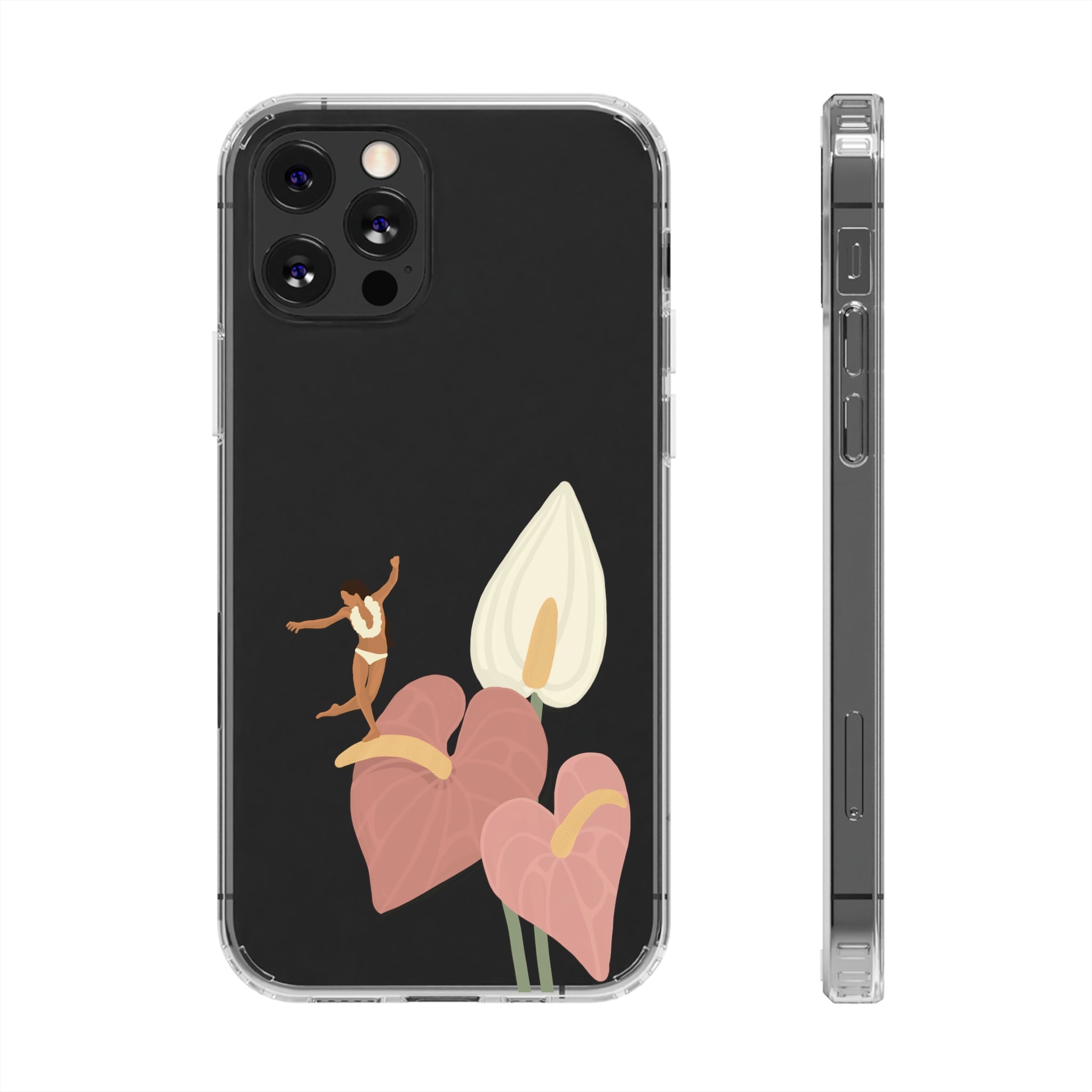 He'e Nalu Clear Phone Case - Ultra Slim Protective Cover for iPhone & Samsung - Perfect for Beach, Surfing & Outdoor Activities