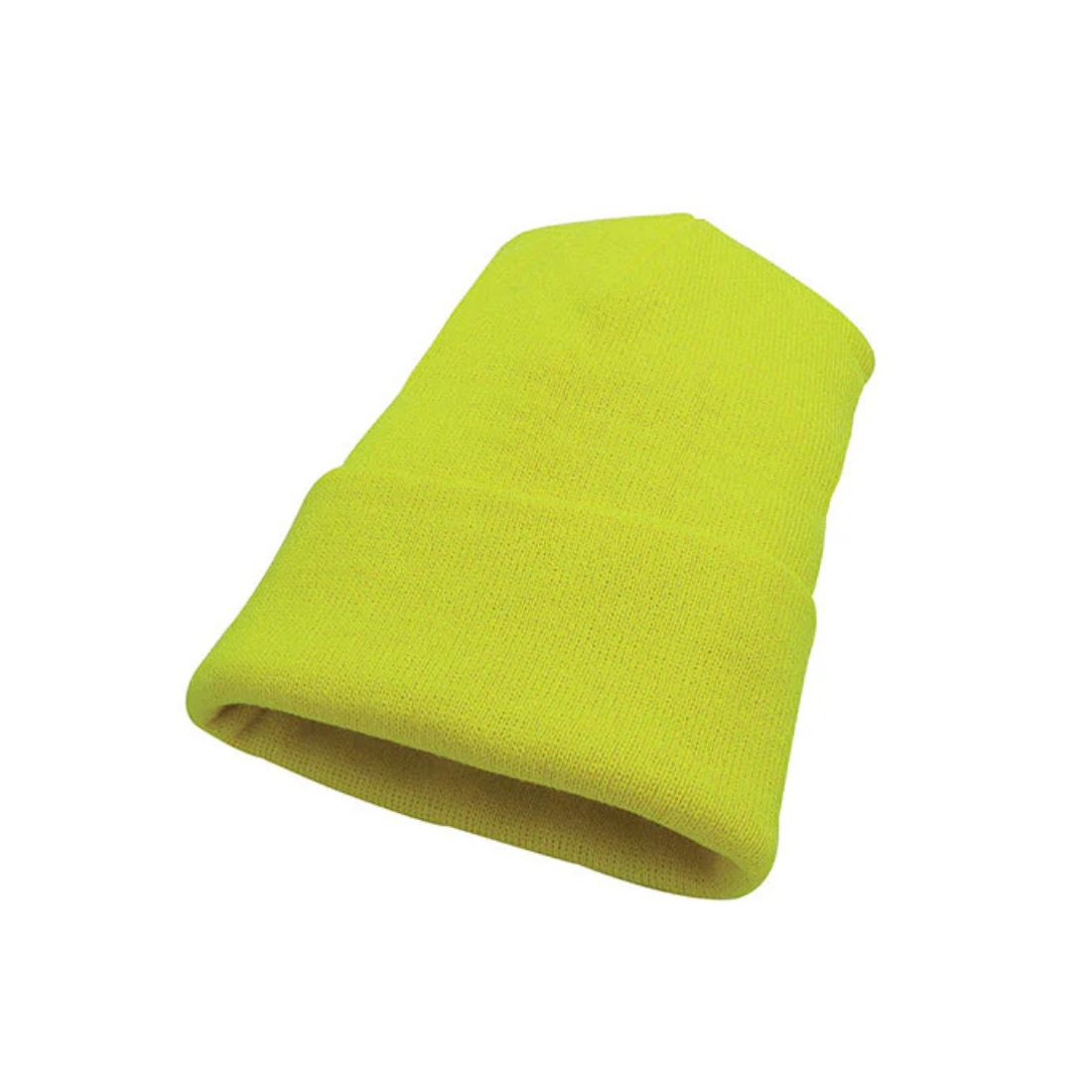 AC1010 Acrylic Knit Winter Beanie Hat - Warm & Soft Unisex Toque in Yellow for Cold Weather | Perfect for Skiing, Snowboarding & Outdoor Activities