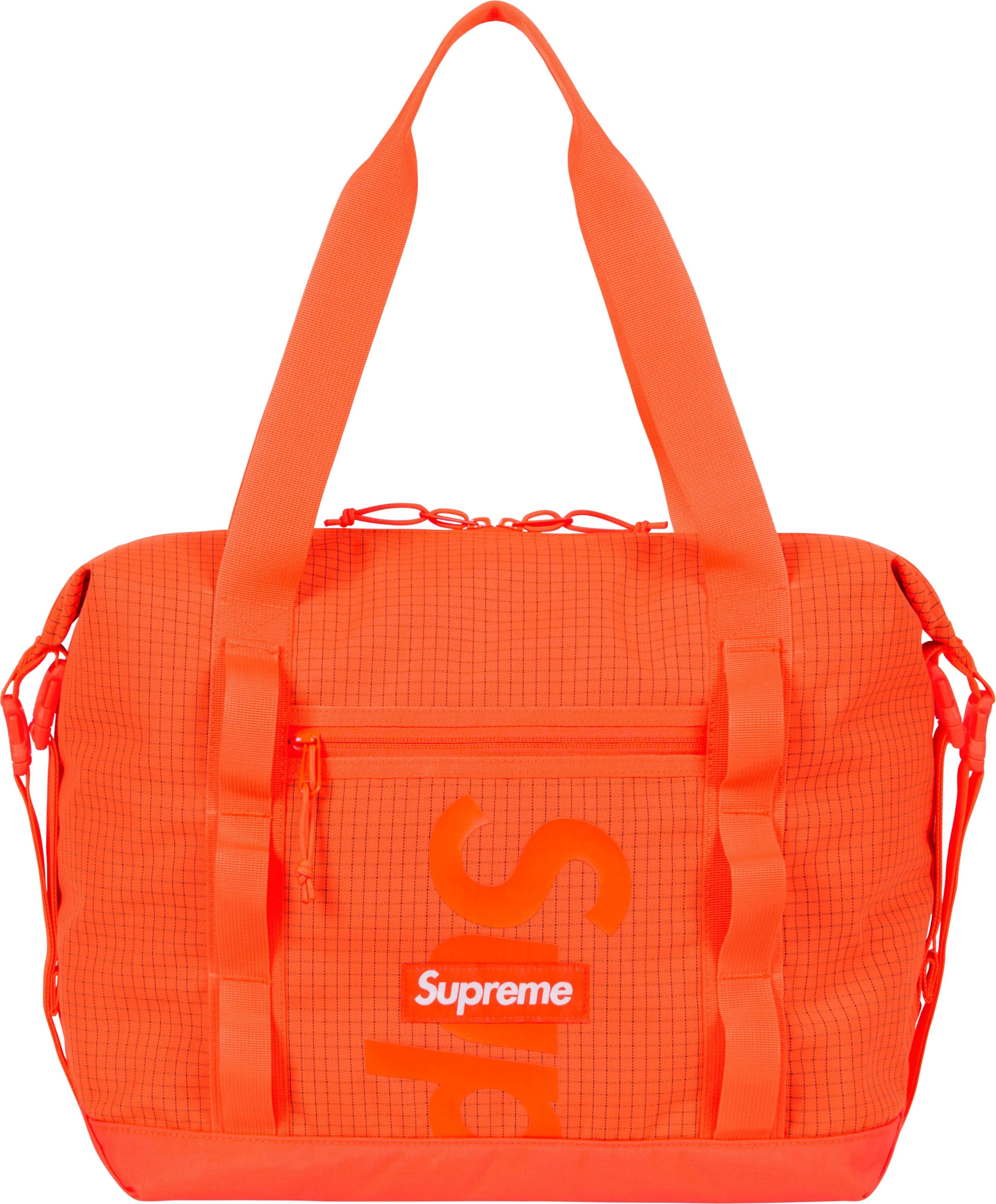Supreme SS24 Orange Tote Bag - Stylish & Durable Canvas Shopping Bag for Women & Men - Perfect for Groceries, Beach, Travel & Everyday Use