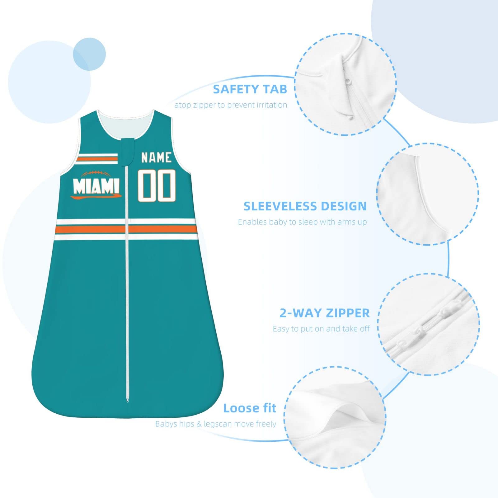 KREDE Personalized Baby Clothes for Boys & Girls - Miami-Inspired Infant Outfits | Perfect Newborn Gifts for Baby Showers, Birthdays & Special Occasions