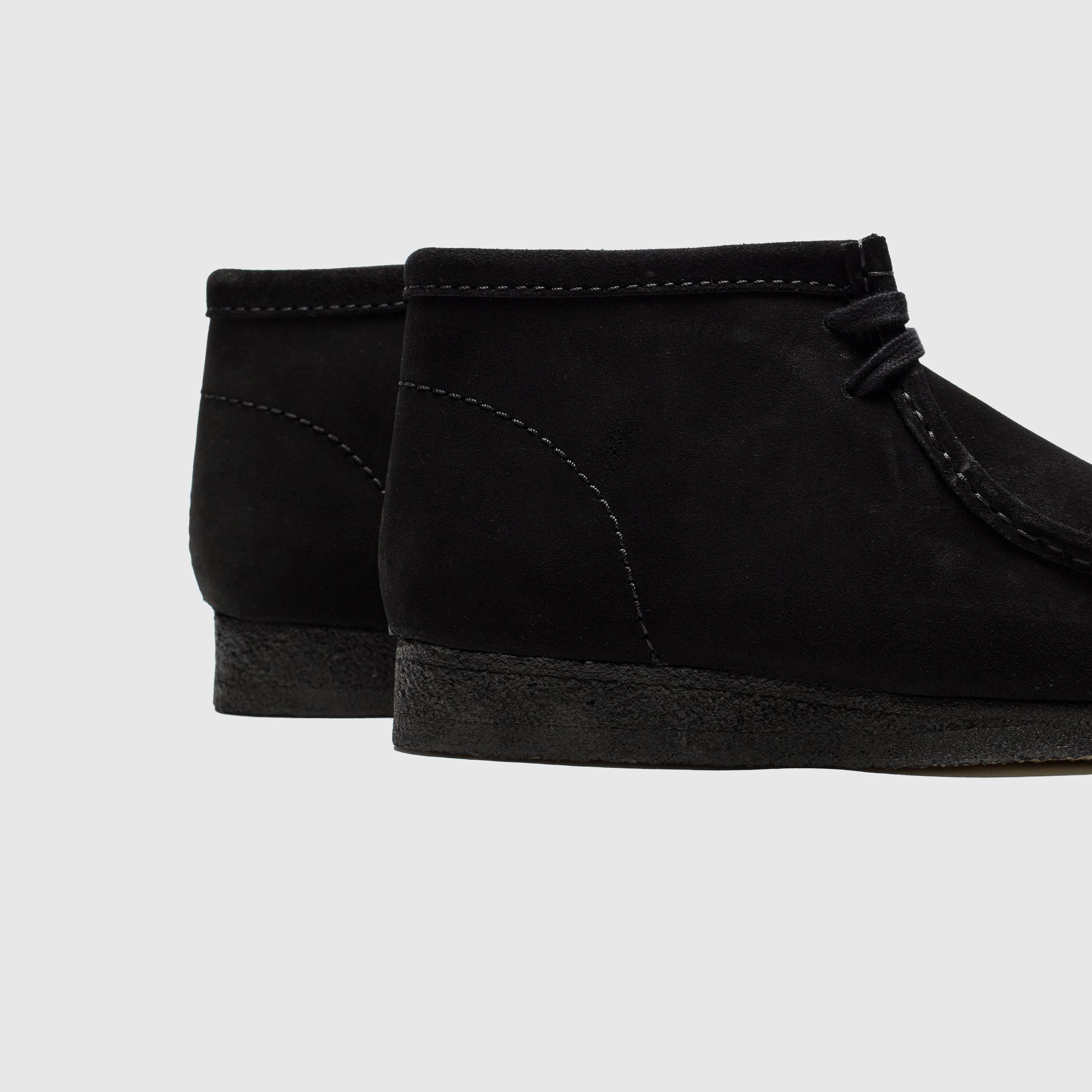 Wallabee Boots for Men & Women - Black Suede Leather Comfortable Shoes for Casual & Outdoor Wear