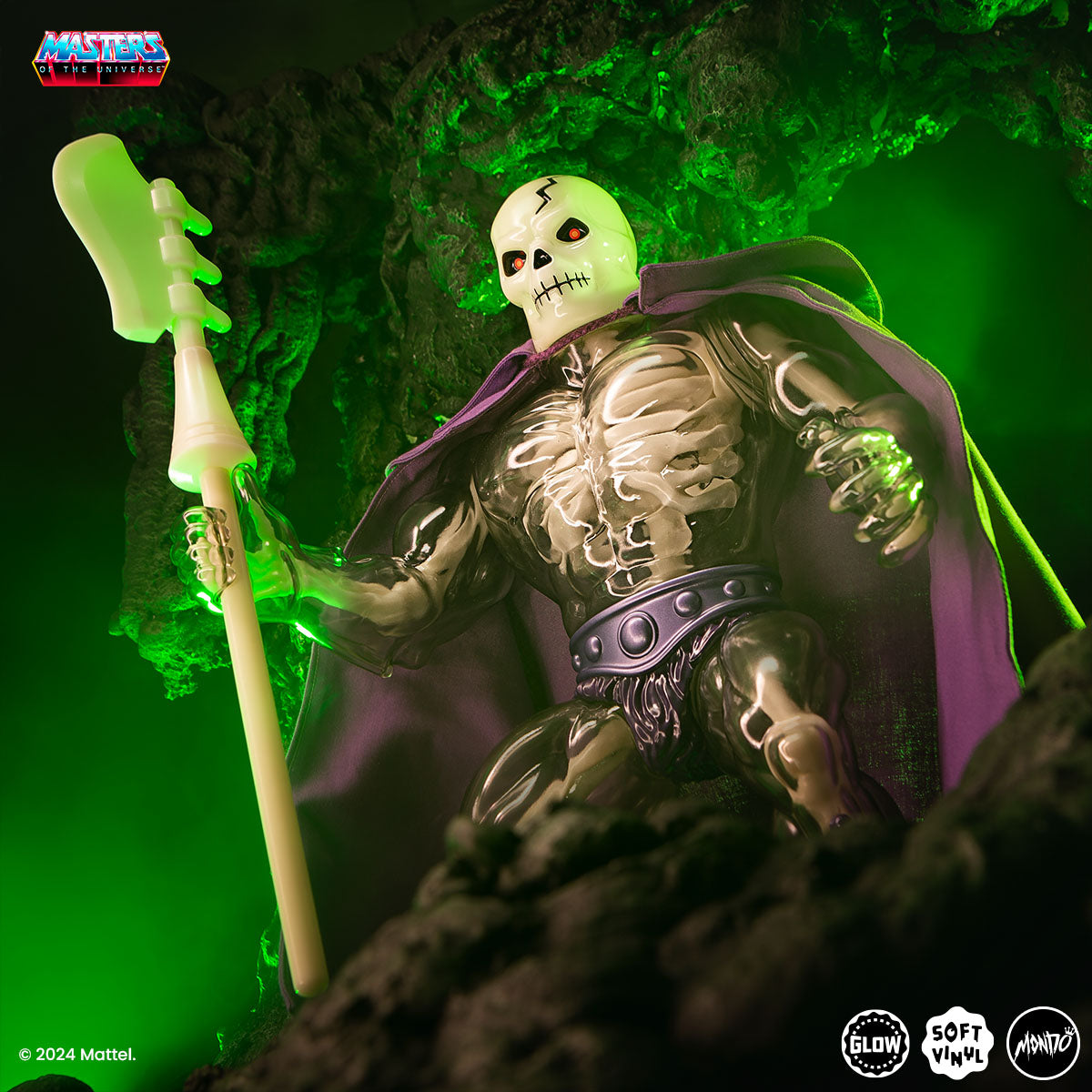 Masters of the Universe Scareglow Soft Vinyl Figure - Limited Timed Edition Collectible Toy for Display & Gift Giving