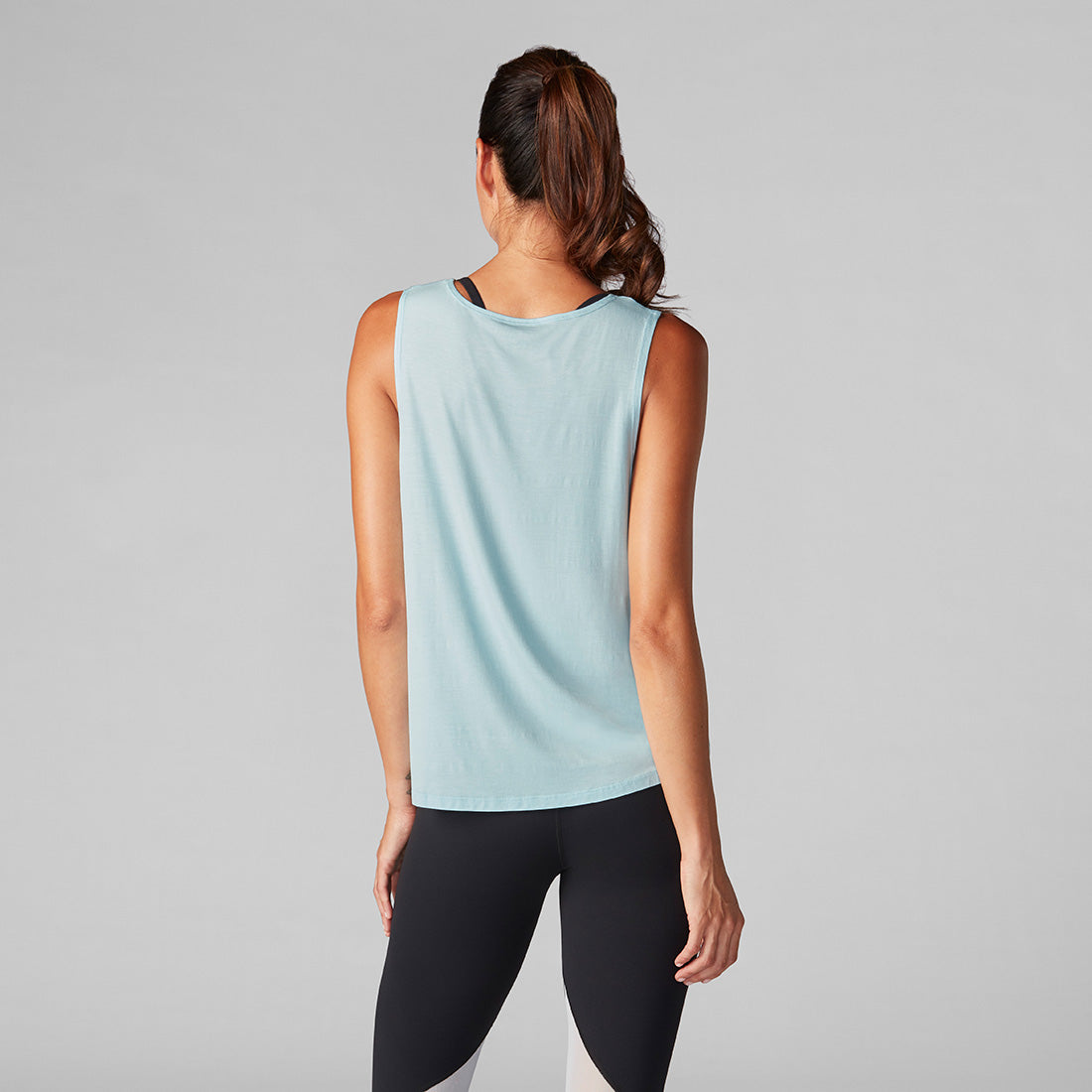 Tavi Noir High Low Tank Top for Women - Stylish Asymmetrical Hem Casual & Party Wear - Perfect for Layering, Workouts, and Night Out