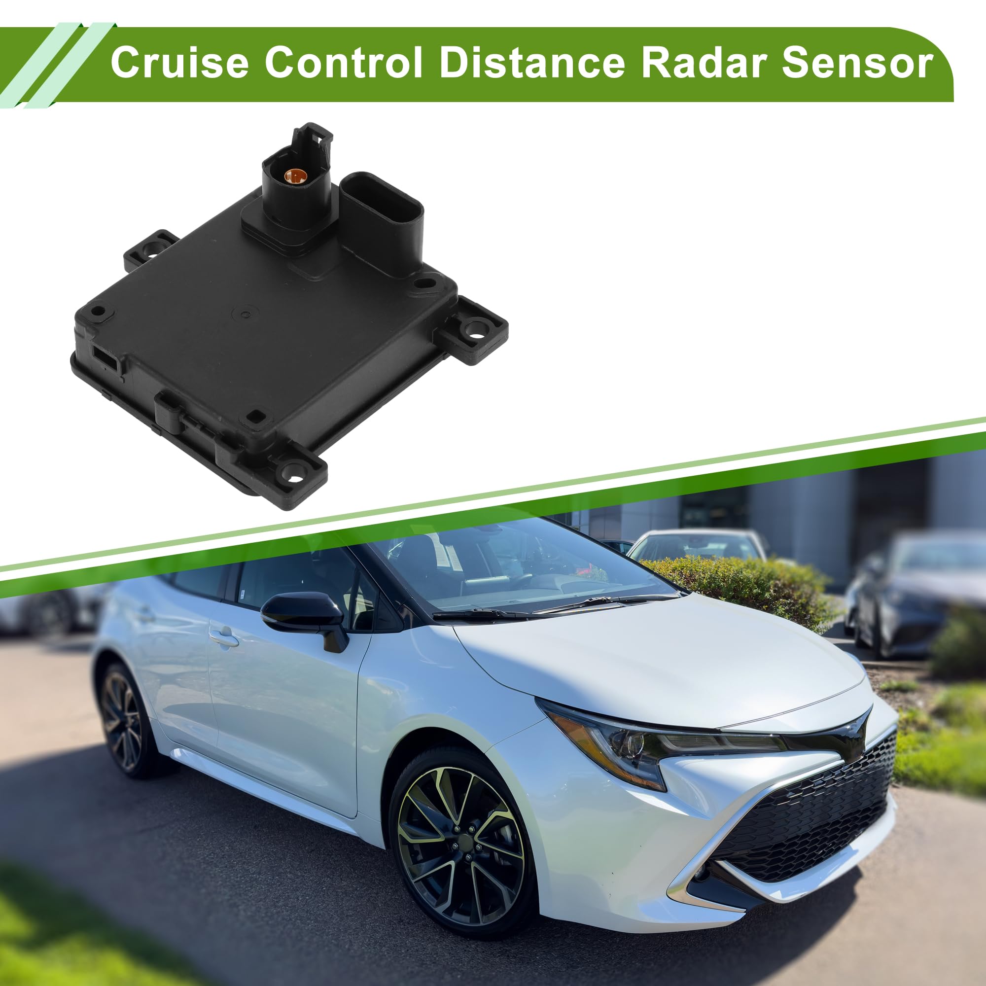 Nissan Pathfinder 2022-2023 Cruise Control Distance Radar Sensor - Black Automotive Module (Plastic/Metal) | OEM Replacement Part | Perfect for Highway Driving & Adaptive Cruise Control Systems