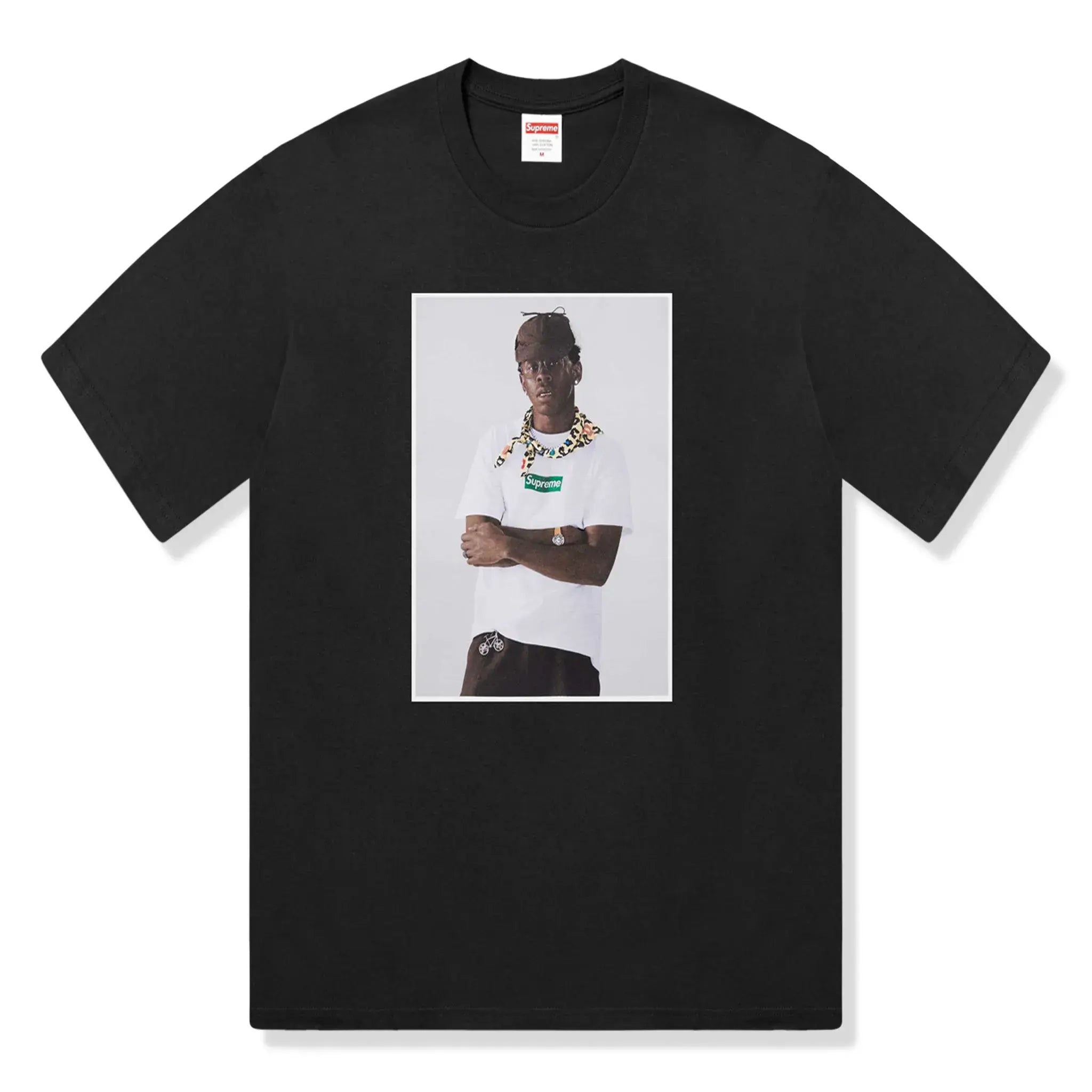 Supreme Tyler The Creator Graphic Black T-Shirt - Hip Hop Streetwear for Men - Perfect for Concerts, Street Style & Casual Outfits