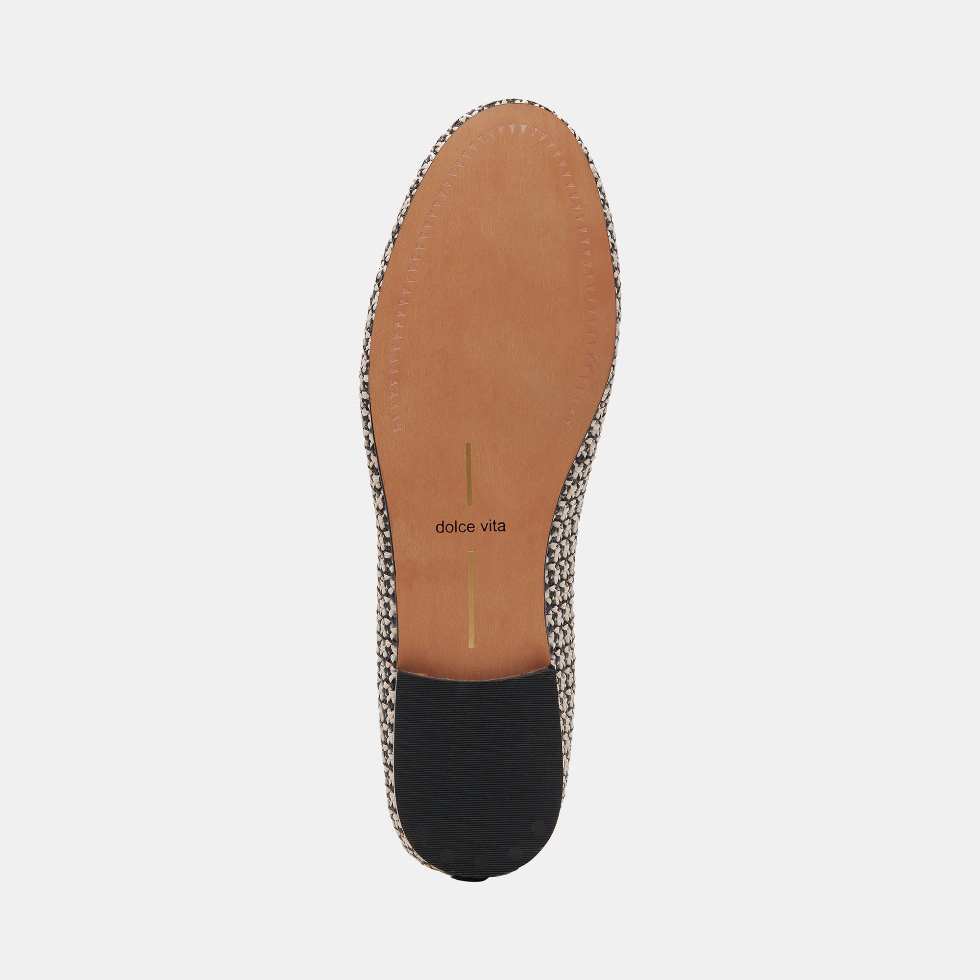CACY Women's Ballet Flats - Comfortable White & Black Raffia Shoes for Casual Wear, Office & Summer Outfits | Breathable & Lightweight Slip-On Flats