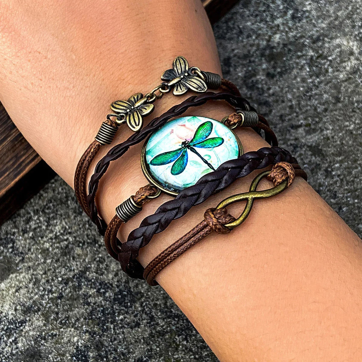 Dragonfly Bracelet for Women - Elegant Adjustable Silver Jewelry Gift for Her - Perfect for Everyday Wear & Special Occasions