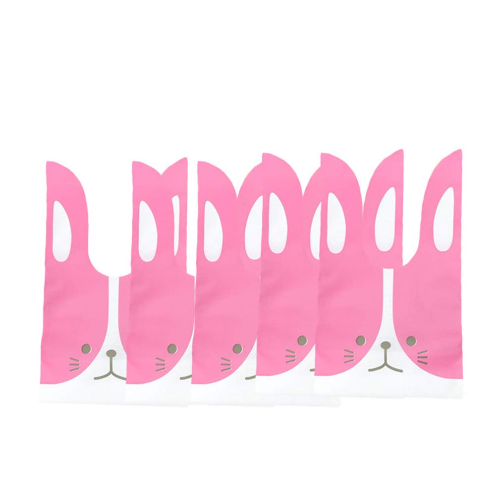 50pcs Eco-Friendly Bunny Goodie Bags for Christmas Party, Candy Treats, Lollipop Wrapping | Perfect for Holiday Gifts, Birthday Favors, Baby Showers & School Events